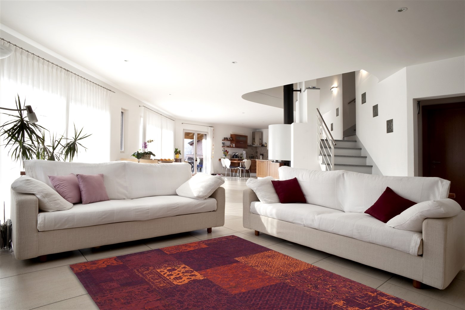 Kayoom Teppich "Symphony 160" rechteckig 8 mm Höhe Flachgewebe, reine Baumw günstig online kaufen