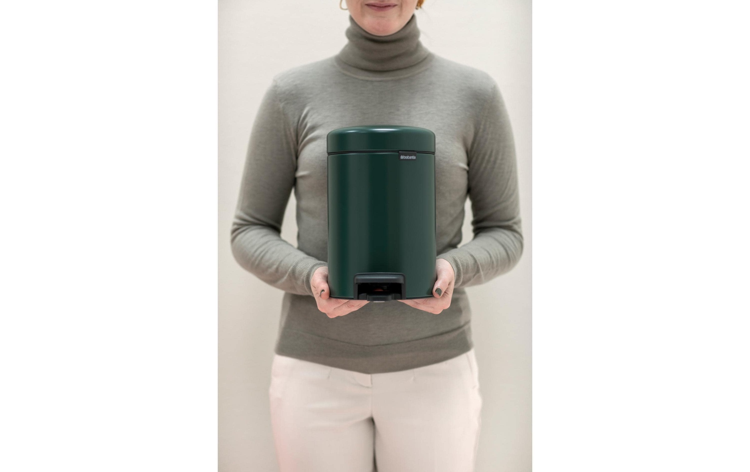 Brabantia Kosmetikeimer »NewIcon 3 l, Dunkelgrün« 1 Behälter