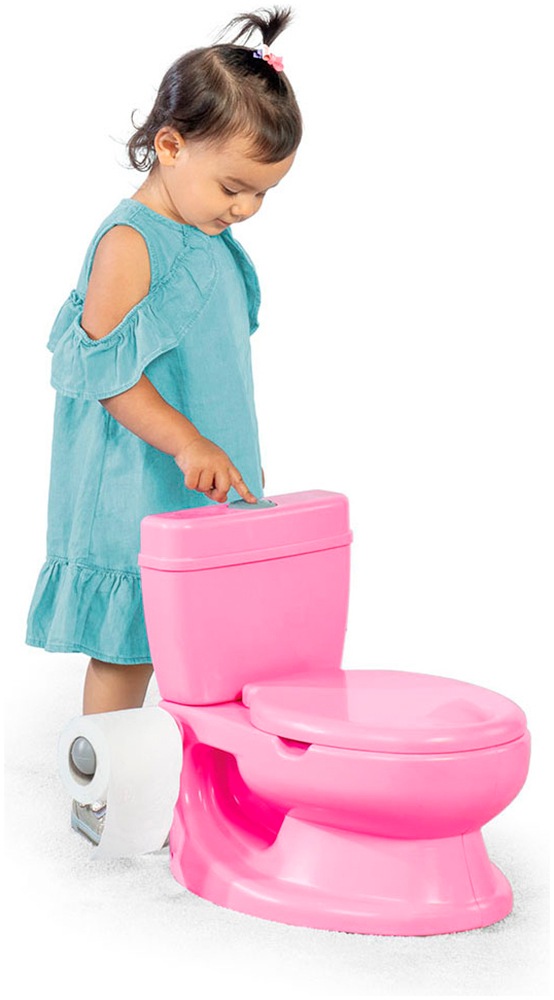 BabyGo Toilettentrainer »Baby Potty, pink«, pädagogoisches Töpfchen