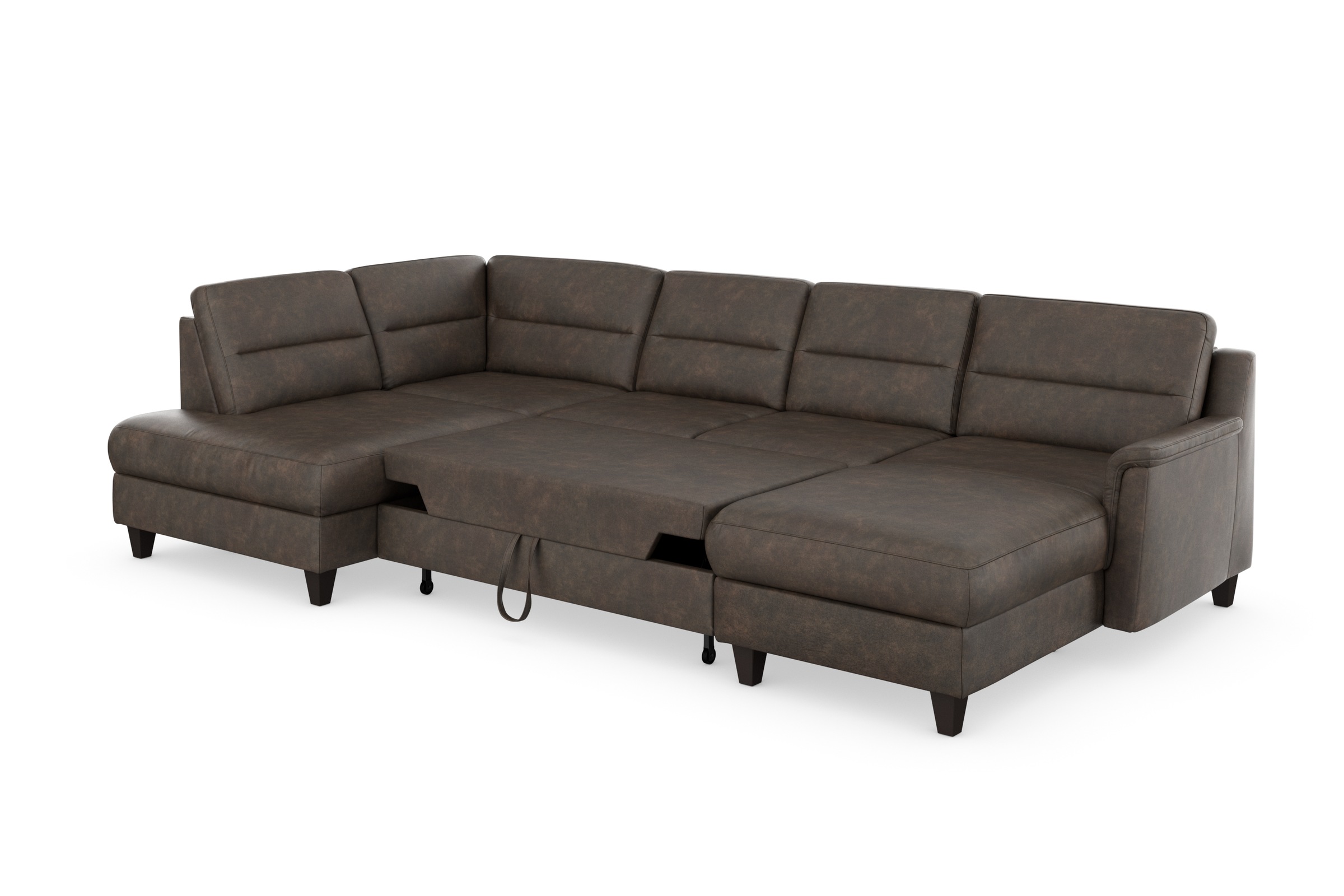 sit&more Wohnlandschaft »Farö U-Form«, inklusive Federkern, wahlweise mit Bettfunktion und Bettkasten