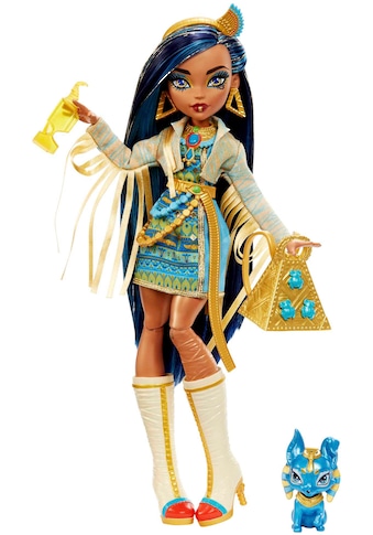 Anziehpuppe »Monster High, Cleo de Nile mit Hund«