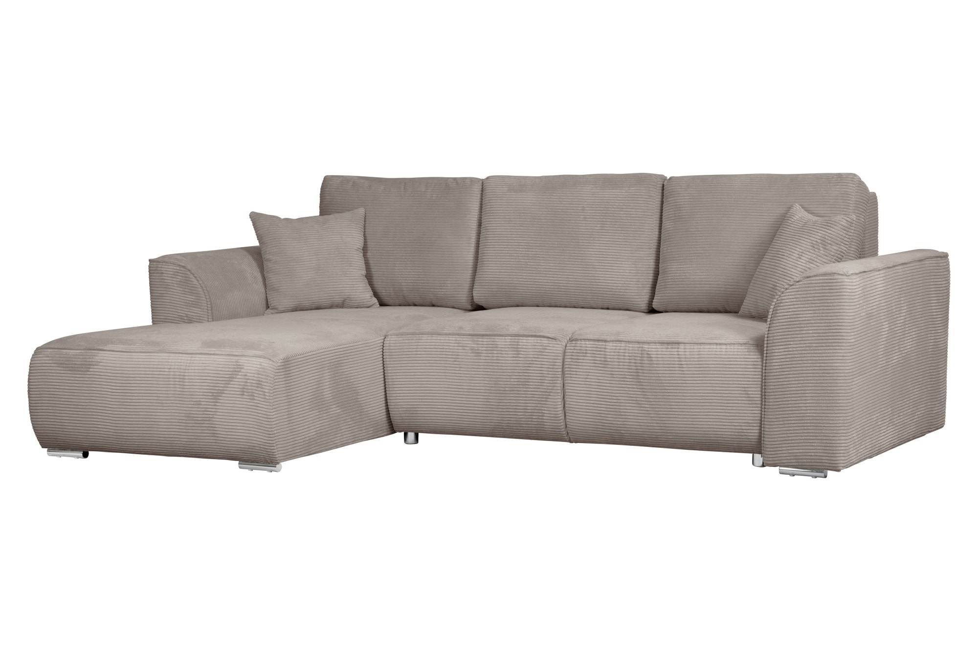 INOSIGN Ecksofa »BEATRICE optionale Schlafsofa mit Bettkasten, B/T/H: 265/170/86 cm«, L-Form, wahlweise auch mit Bettfunktion und Bettkasten