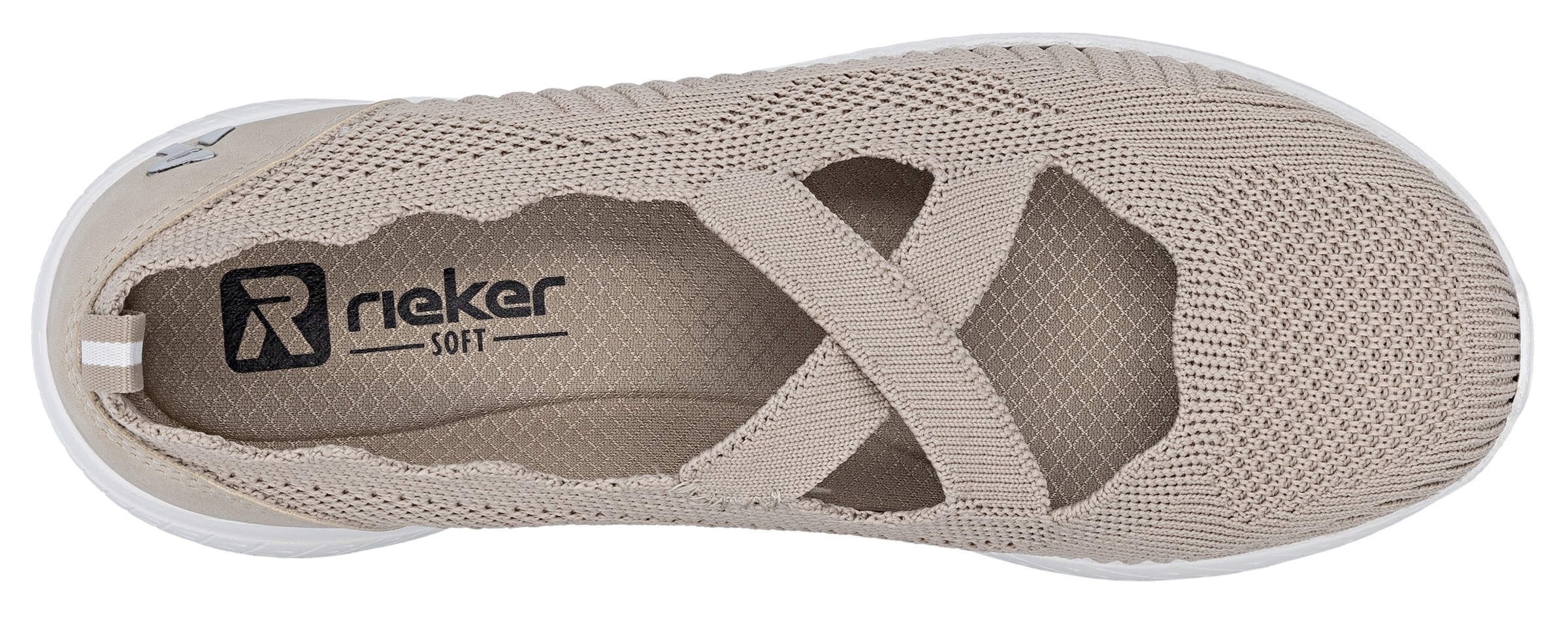 Rieker Riemchenballerina  Schlupfschuh, Slipper in veganer Verarbeitung