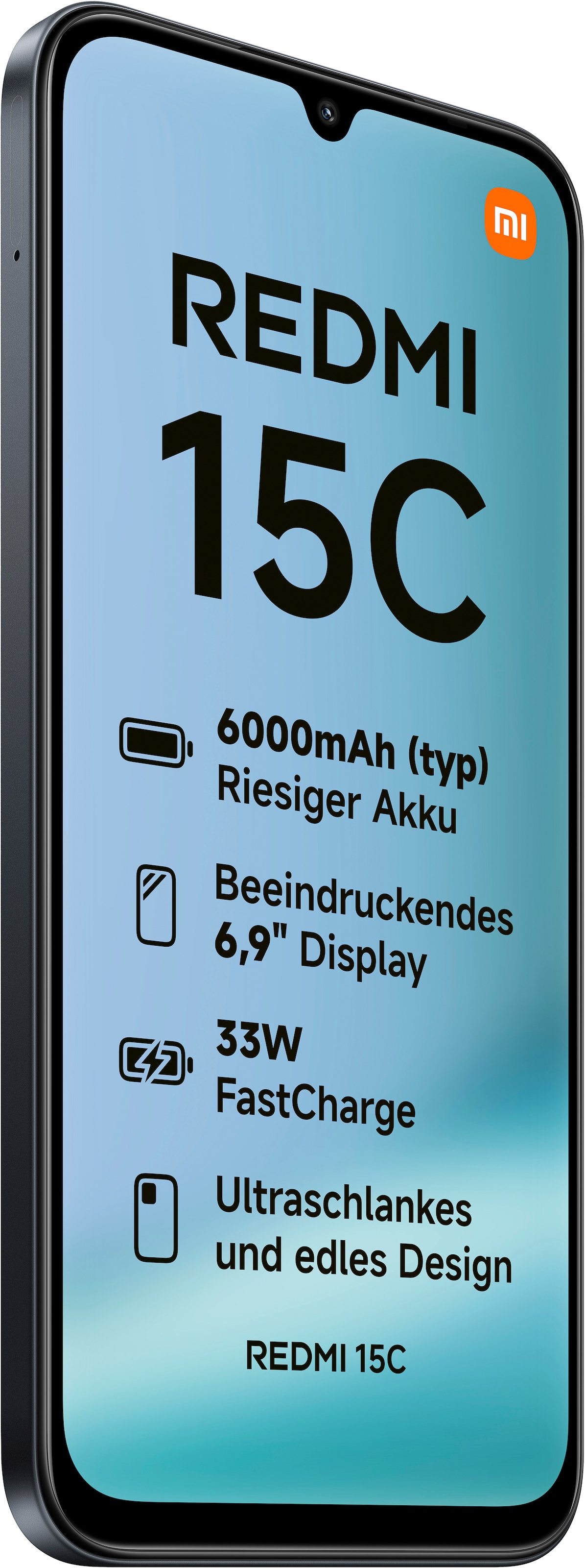 Xiaomi Smartphone »Redmi 15C 4+128GB« Midnight Black