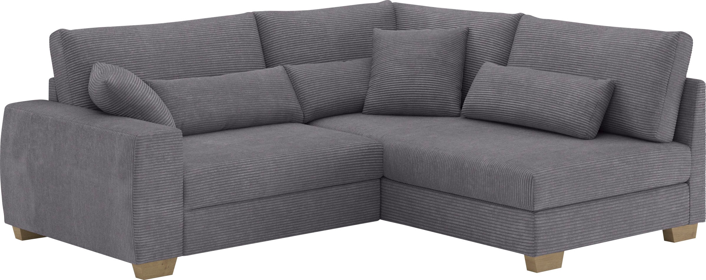 Mr. Couch Ecksofa »Helena L-Form«, Mit Federkern, wahlweise mit Bettfunktio günstig online kaufen