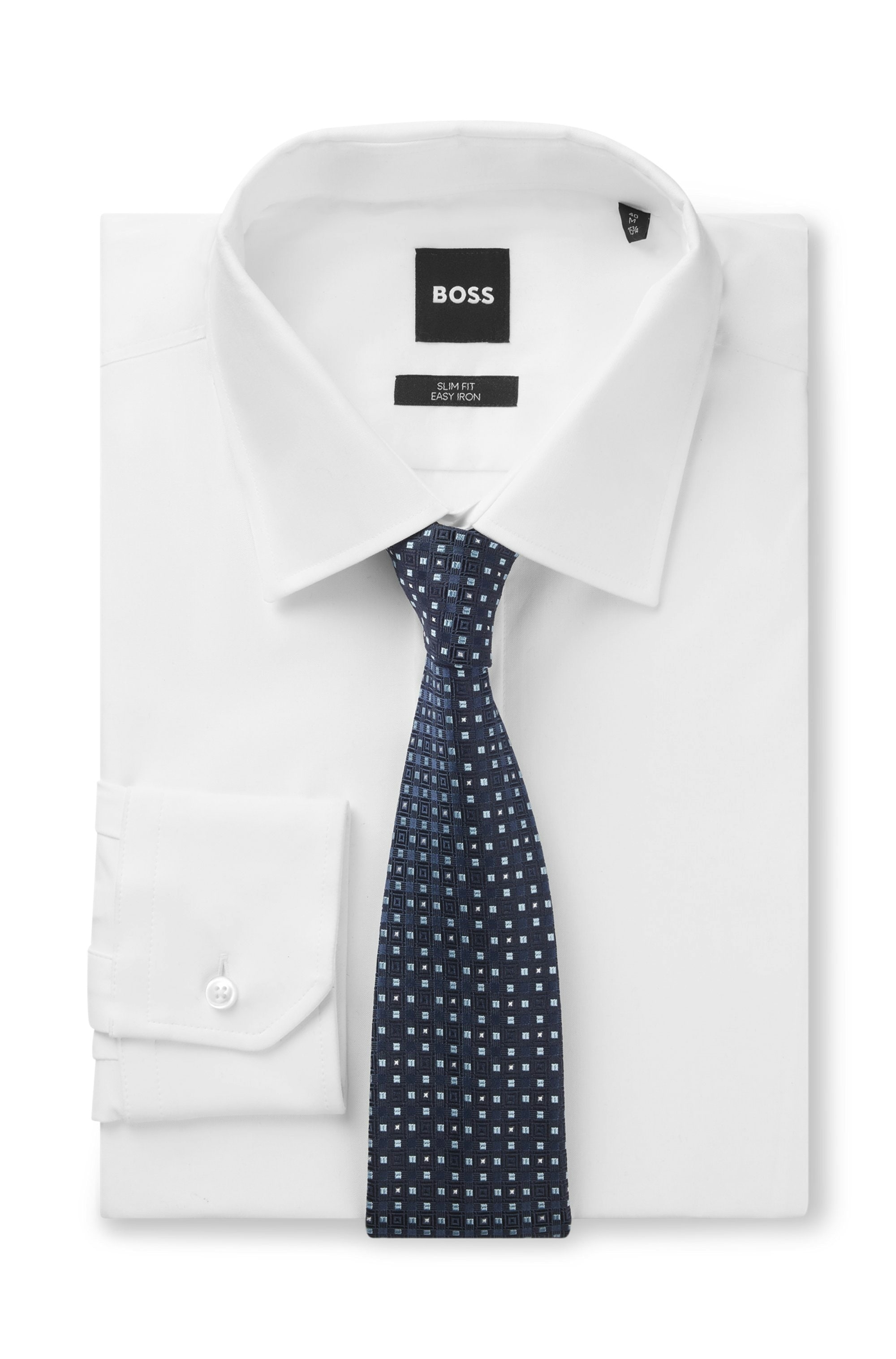 BOSS Krawatte »H-Tie 7,5 cm« mit Jacquard-Struktur