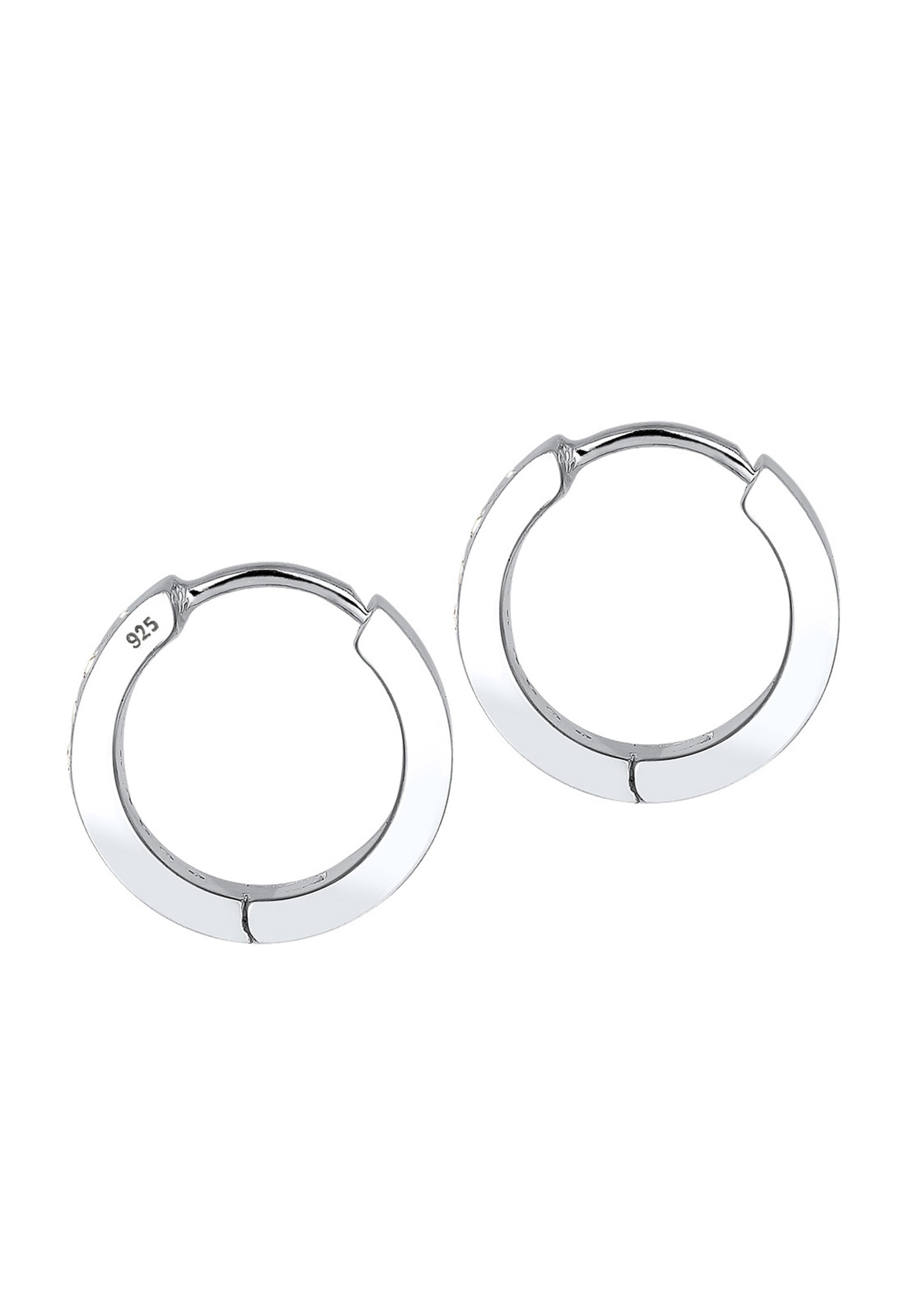 Elli Paar Creolen »Elli Ohrringe Creolen Zirkonia Basic Glamour Elegant 925 Silber«