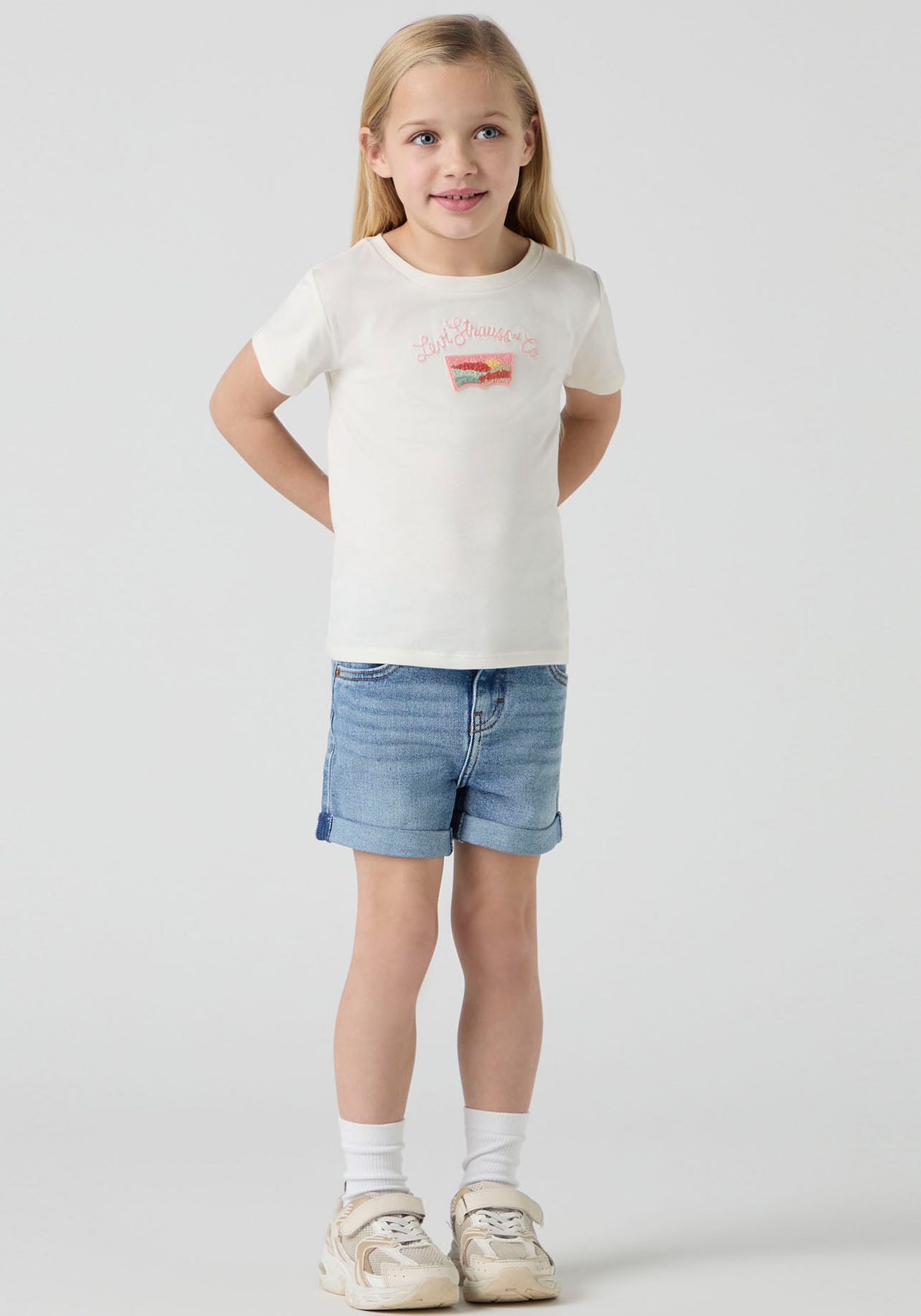 Levi's® Kids Jeansshorts »LVG GIRLFRIEND SHORTS«, for GIRLS