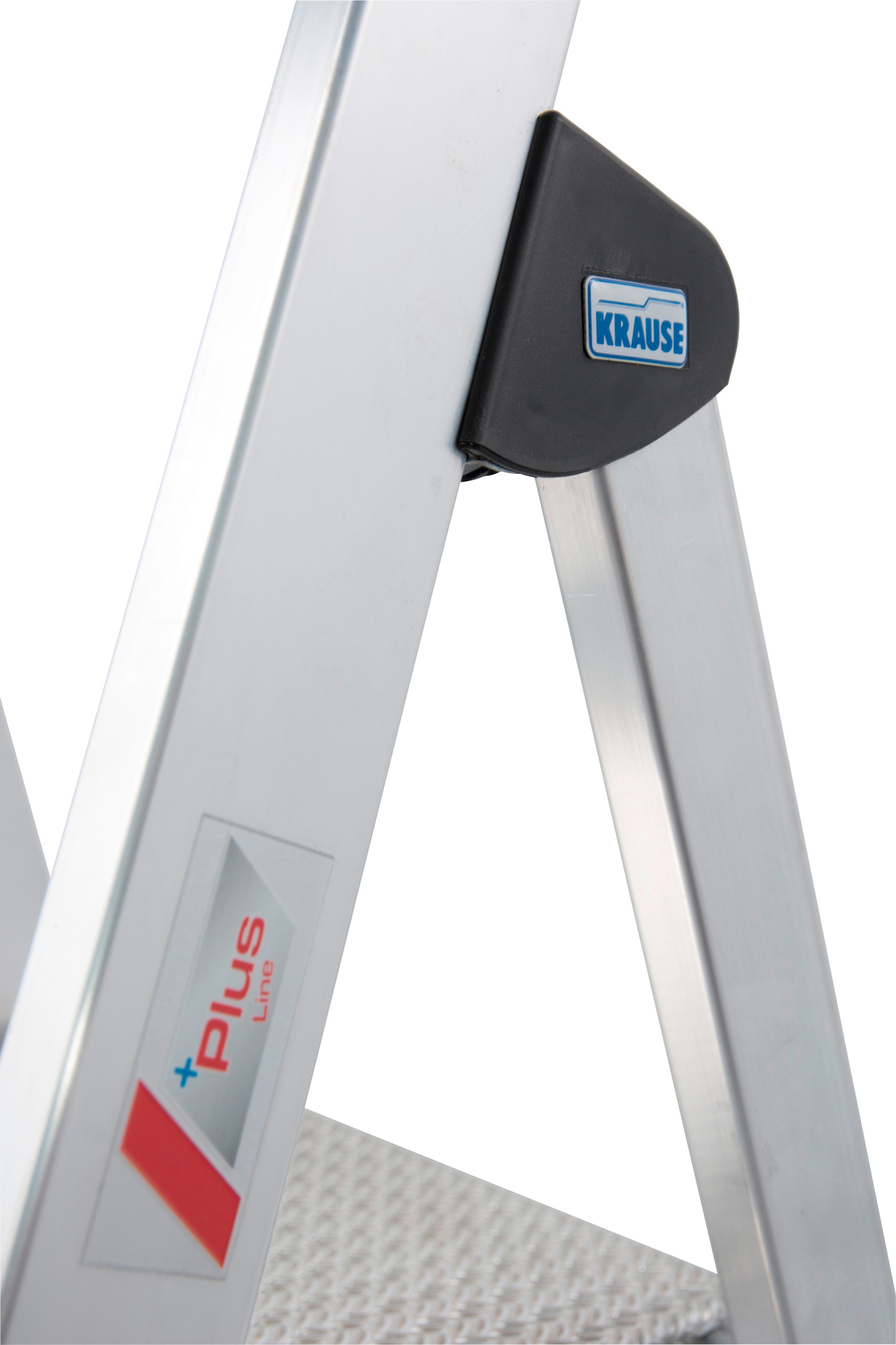 KRAUSE Stehleiter »Safety Plusline«, Aluminium, 4 Stufen, Arbeitshöhe ca. 285 cm