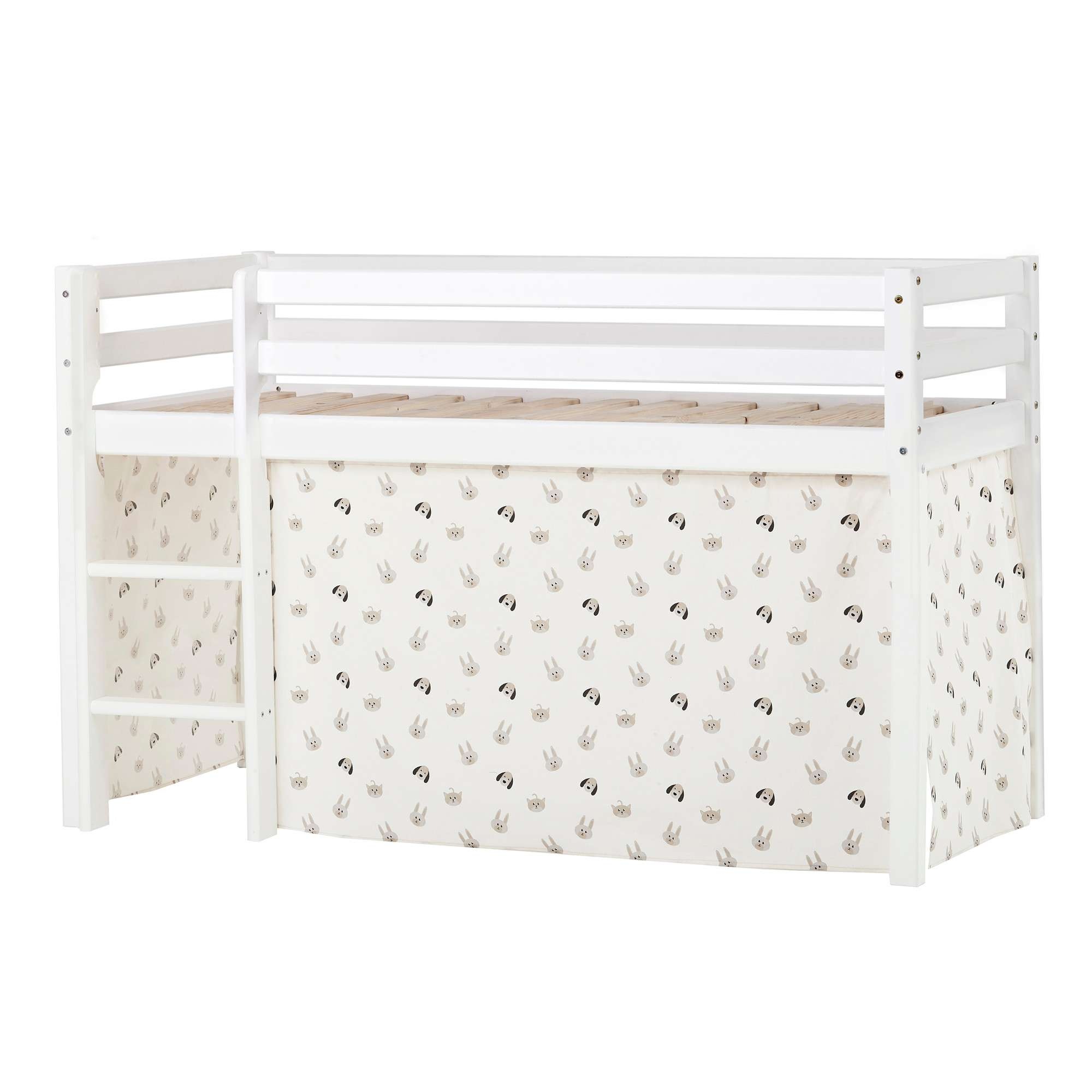 Hoppekids Hochbett "ECO Dream, Kinderbett, Spielbett, Halbhohes Bett aus Ma günstig online kaufen