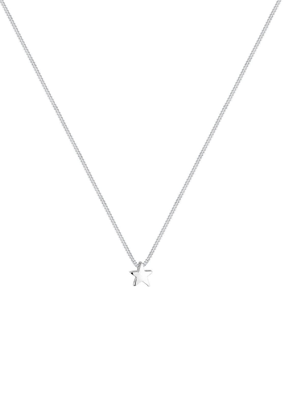 2. Bild von Elli Kette mit Anhänger »Stern Schlicht Basic 925 Silber«