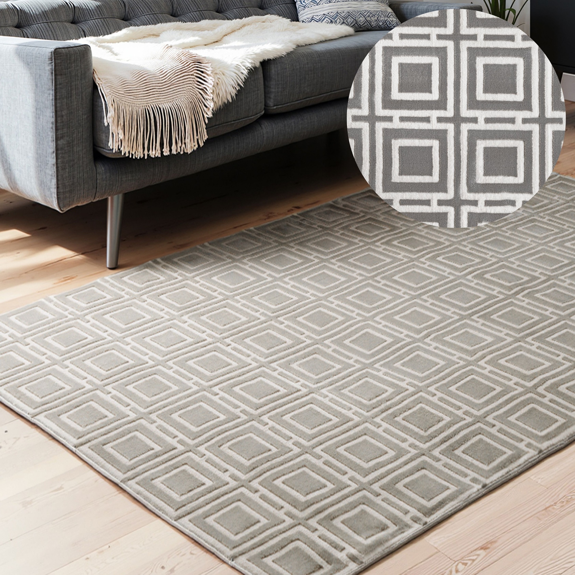 ELLE DECORATION Designteppich »Howlite«, rechteckig, 9 mm Höhe, Wohnzimmer, günstig online kaufen