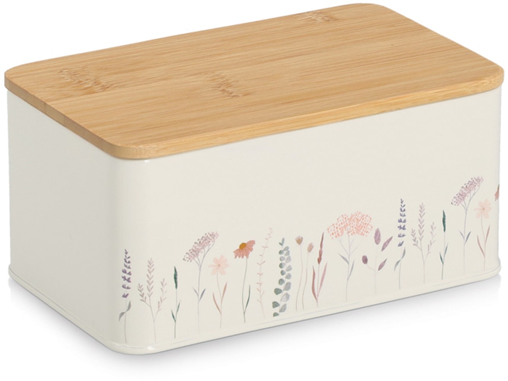Zeller Present Vorratsdose »m. Bambusdeckel "Flowers"«, (1 tlg.), Moderne M günstig online kaufen