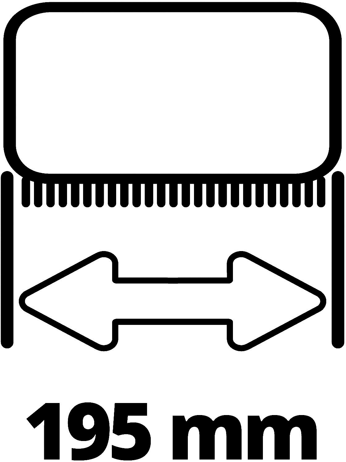 Einhell Reinigungsbürsten-Set »SOFT«, 3 St., aus Nylon, für Akku-Oberflächenbürste »Picobella«, für Holz und Kunstrasen