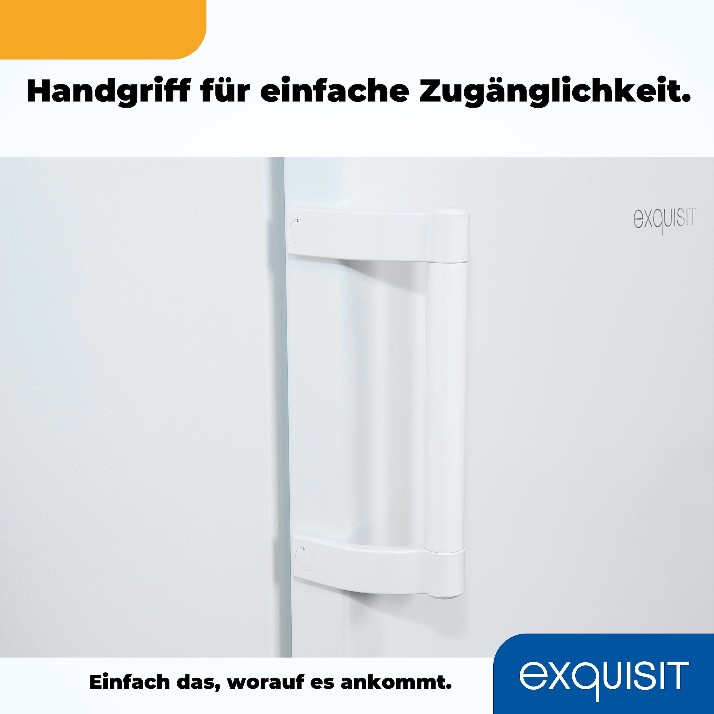 exquisit Kühlschrank »KS16-4-H-010E weiss«, 120 L Volumen, 4 Sterne Gefrieren
