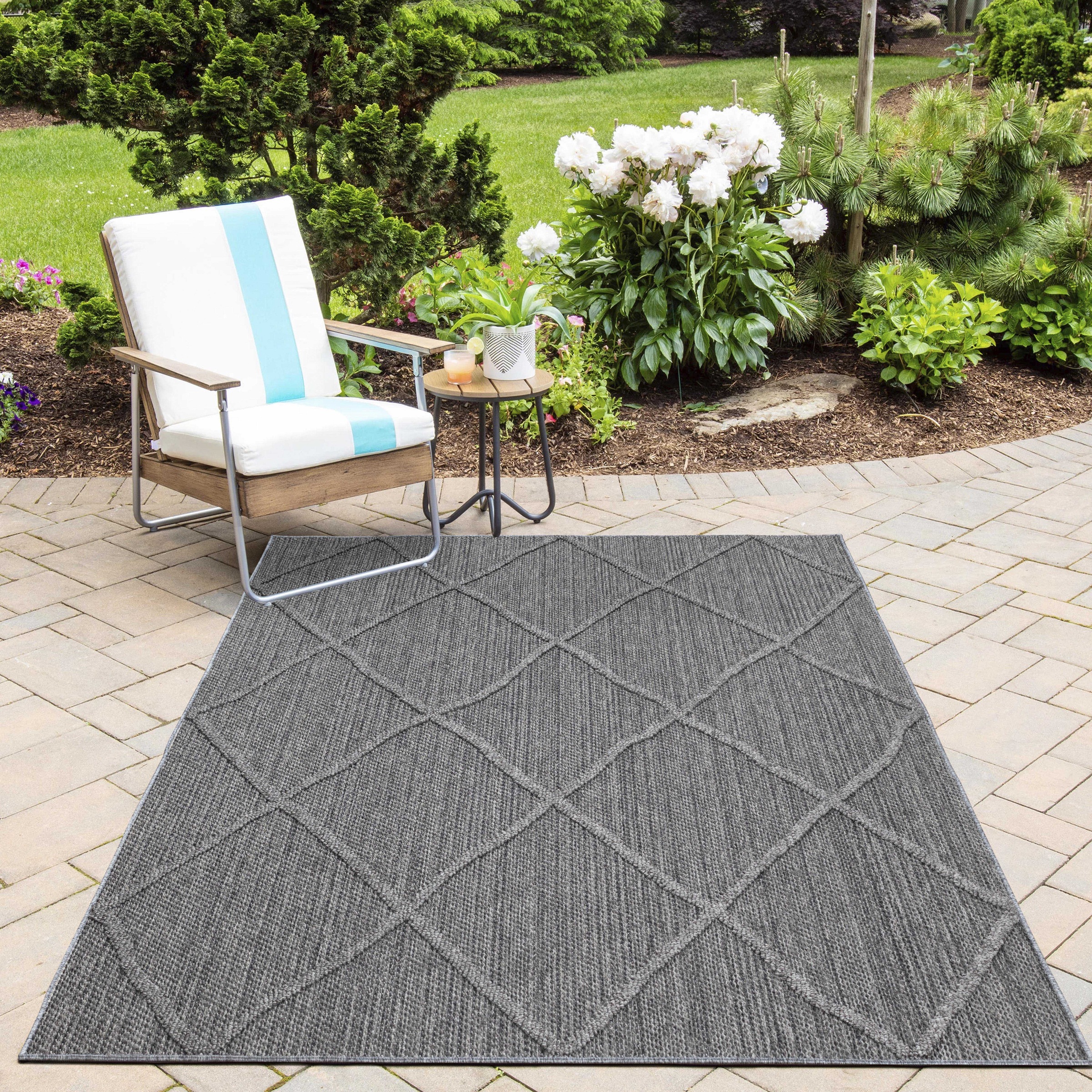Ayyildiz Teppiche Outdoorteppich »PATARA 4952«, rechteckig, 8 mm Höhe, Läuf günstig online kaufen