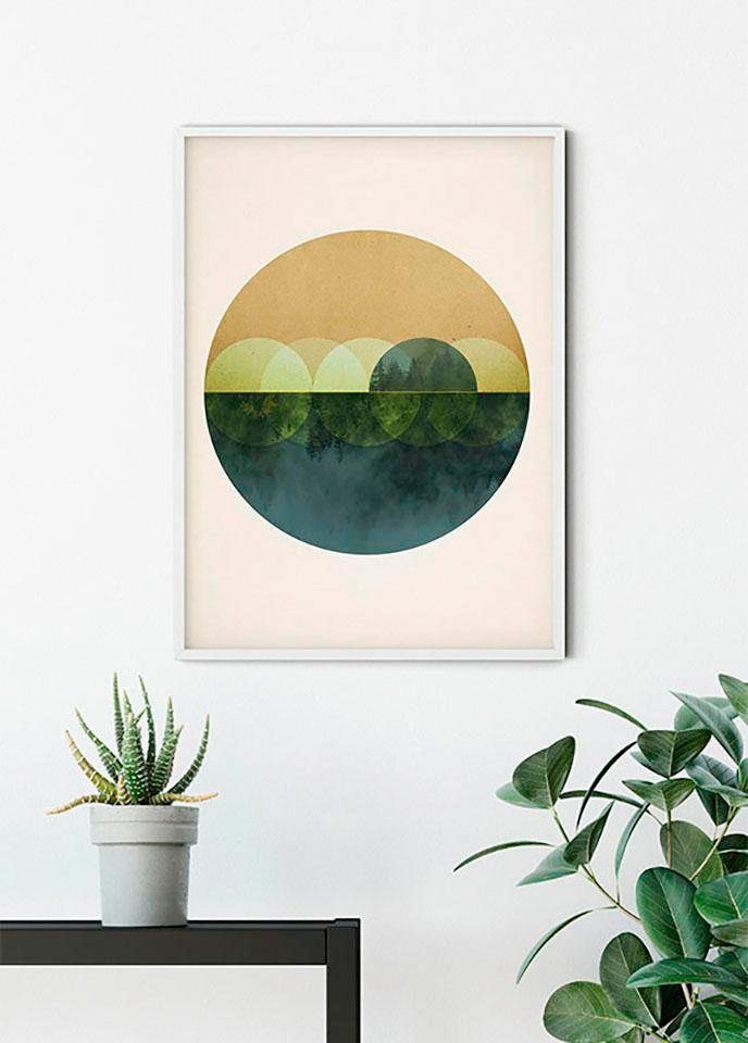 Komar Bild »Mirrors«, Abstrakt, (1 St.), Wandbild zur Dekoration - ohne Rahmen