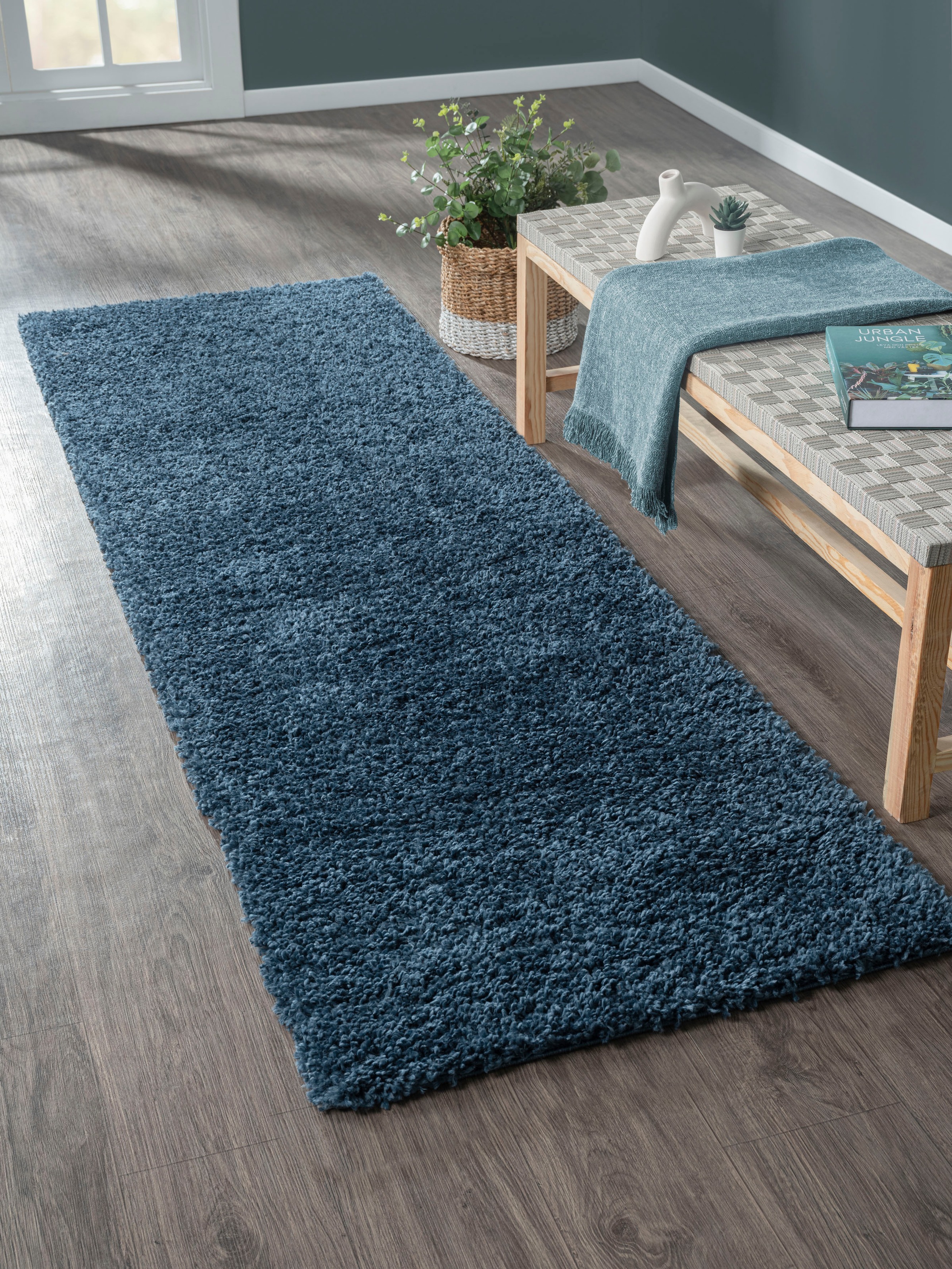 Myflair Möbel & Accessoires Hochflor-Läufer »My Shaggy«, rechteckig, 37 mm günstig online kaufen