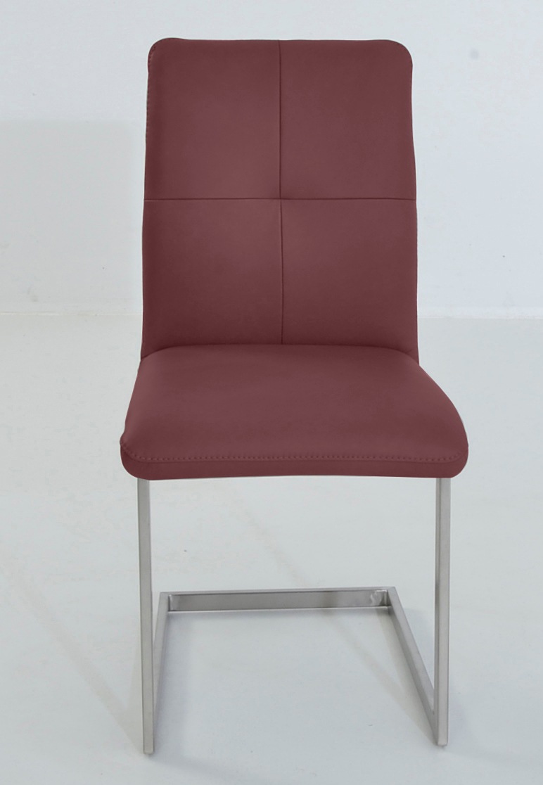 K+W Komfort & Wohnen Freischwinger »6511«, Leder CLOUD, Freischwinger mit H günstig online kaufen
