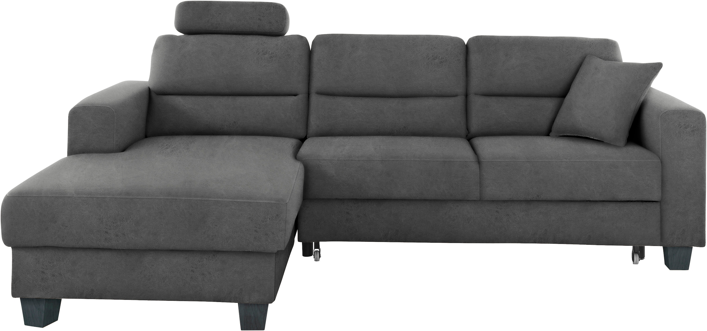 TRENDMANUFAKTUR Ecksofa »Chamber, zeitlos und modern, hoher Sitzkomfort, L- günstig online kaufen