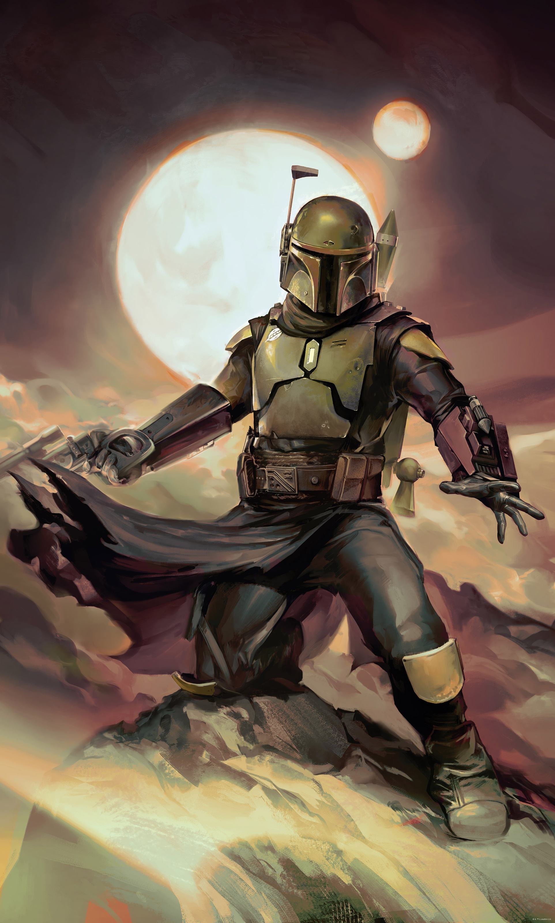 Komar Kindertapete »Star Wars Boba Fett Epic«, bedruckt günstig online kaufen