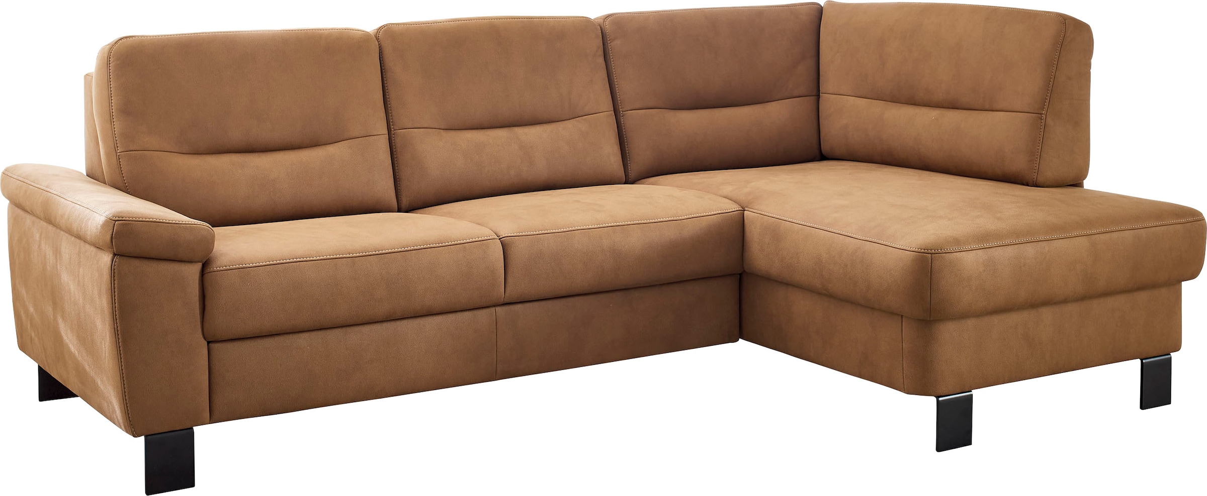 Die PlanBar Ecksofa »PP-PF23172 L-Form, Breite 244 cm« Eckgarnitur mit besonders kleinem Stellmaß ca. 160 x 244 cm