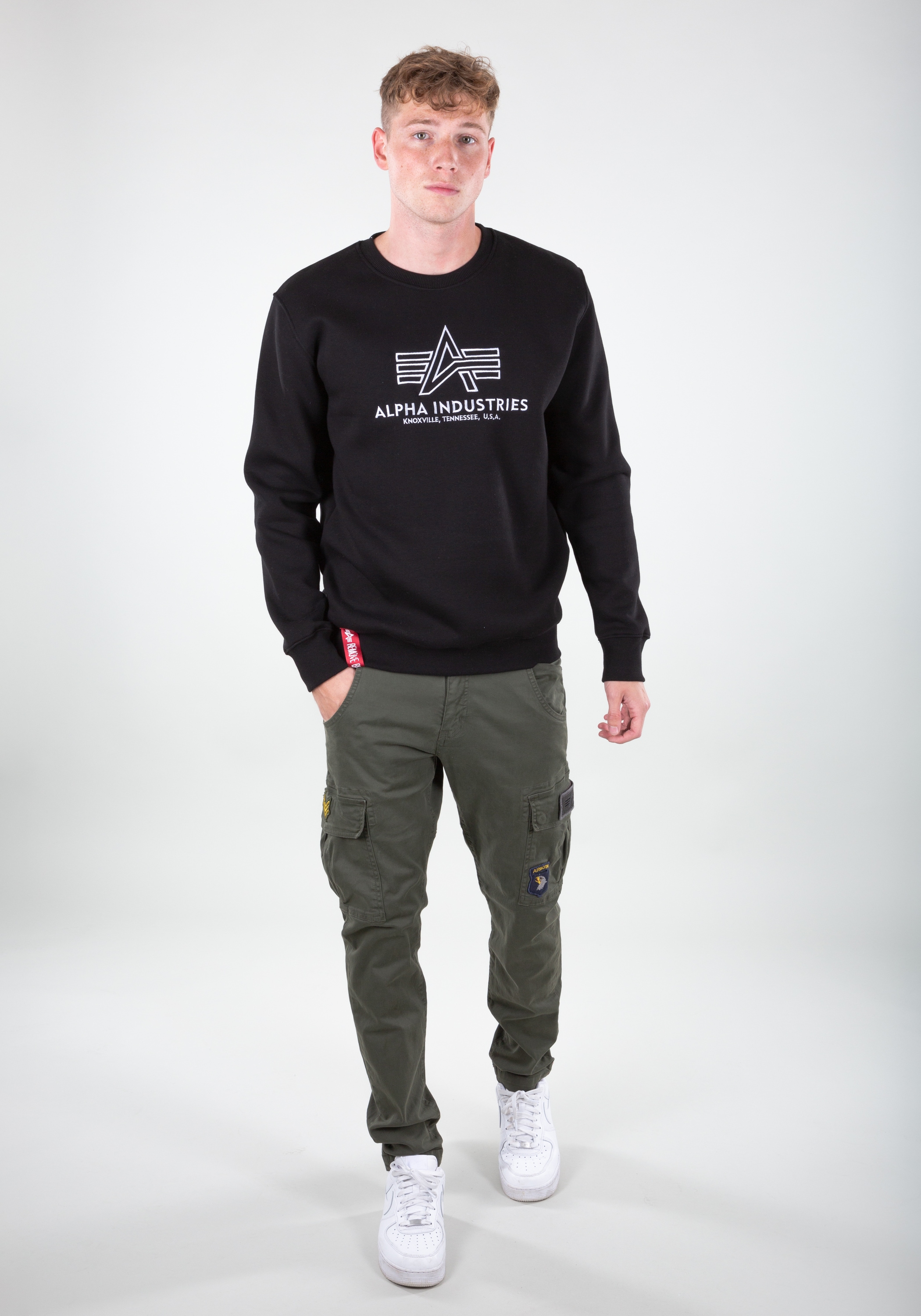 Alpha Industries Sweater »Alpha Industries Men - Sweatshirts Basic Sweater Embroidery«