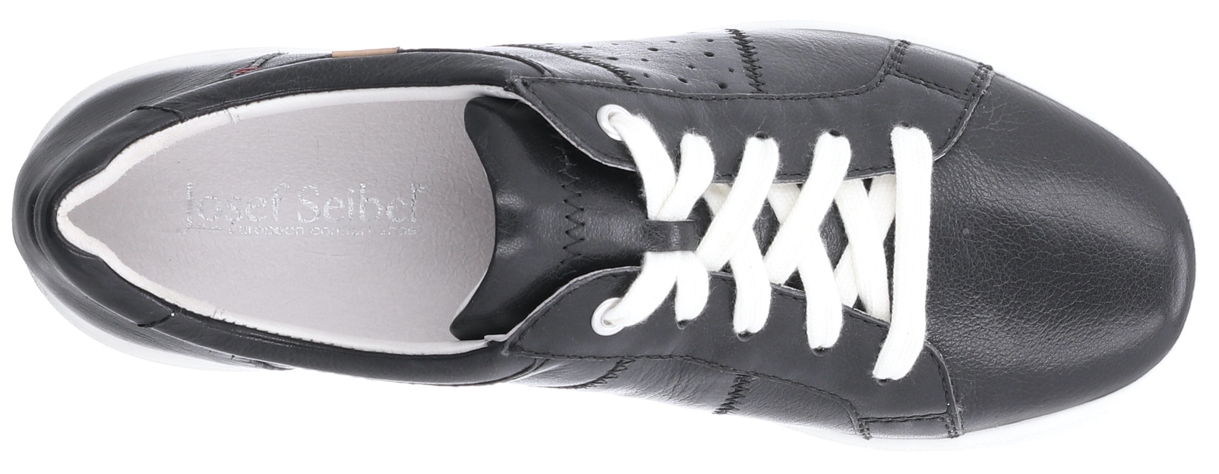 Josef Seibel Sneaker »CAREN 01«  , Freizeitschuh, Halbschuh, Schnürschuh mit gepolstertem Schaftrand