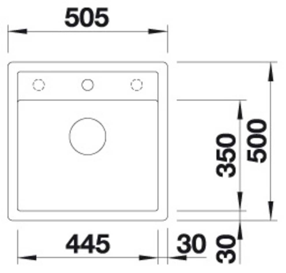 Blanco Granitspüle »DALAGO 5-F« 1 Stk. tlg. erhältlich in mehreren Farben