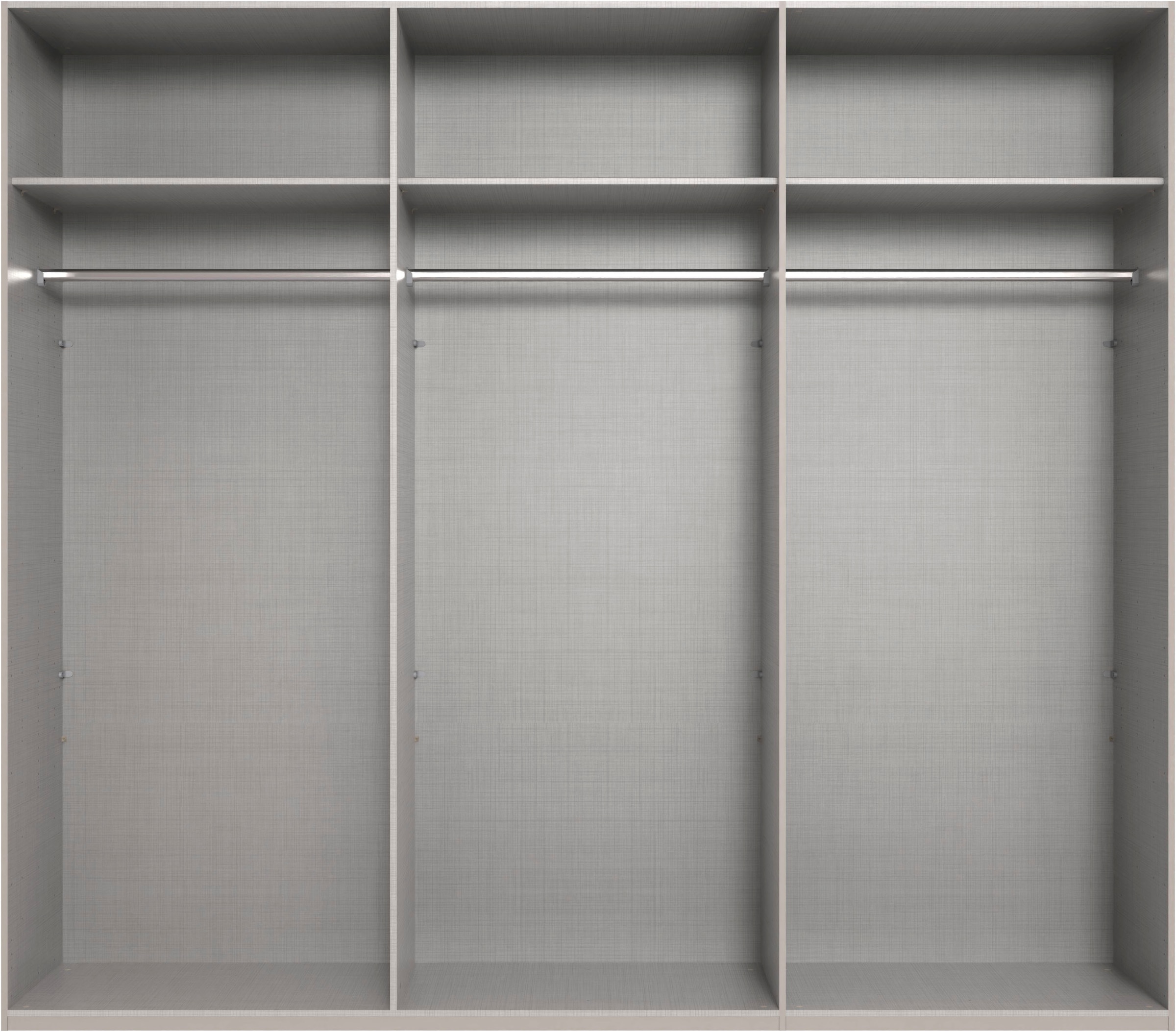 Wimex Kleiderschrank »Mugano,in 8 Breiten,3 Höhen,2 Tiefen, viele Farben, Made in Germany«, (in Basic oder Premium Ausstattung mit 2 weiteren Einlegeböden), mit langen oder kurzen Griffen aus Metall, mit oder ohne Spiegel