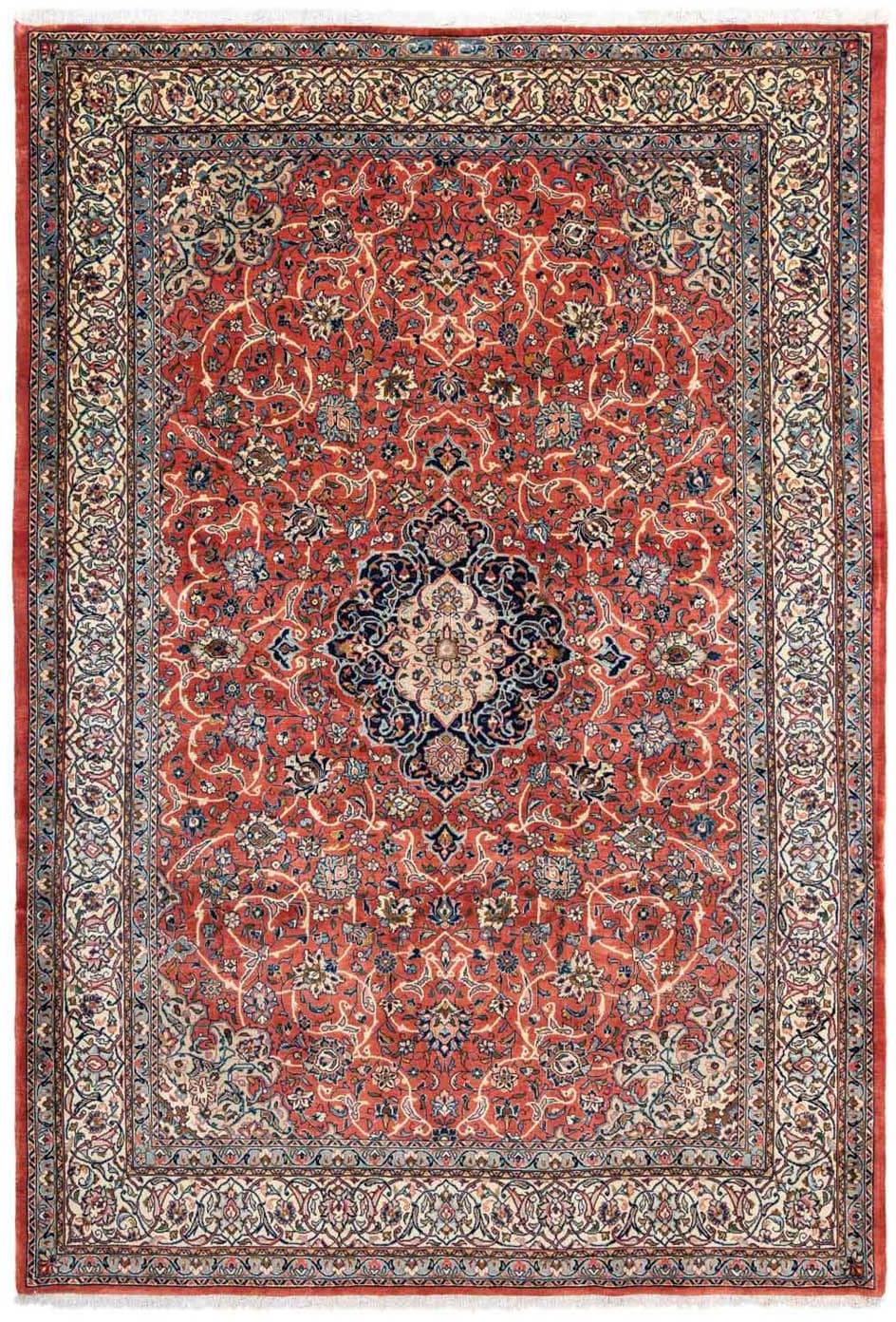 morgenland Wollteppich »Golpayegan Medaillon Beige 316 x 212 cm«, rechtecki günstig online kaufen