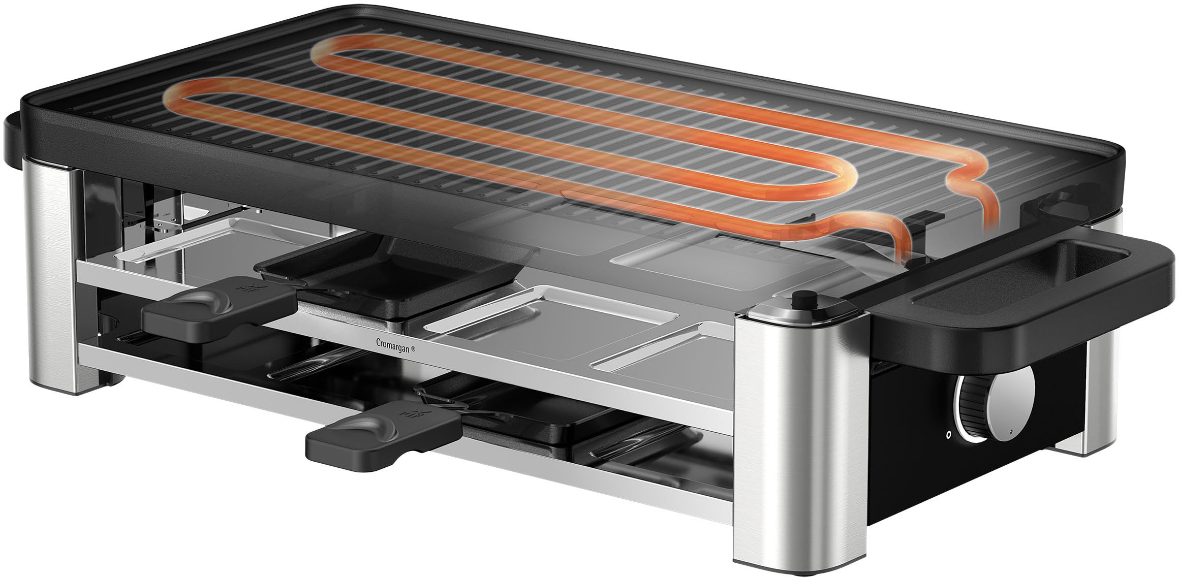 WMF Raclette »Lono Selection« 8 Stk. Raclettepfännchen 1.500 W