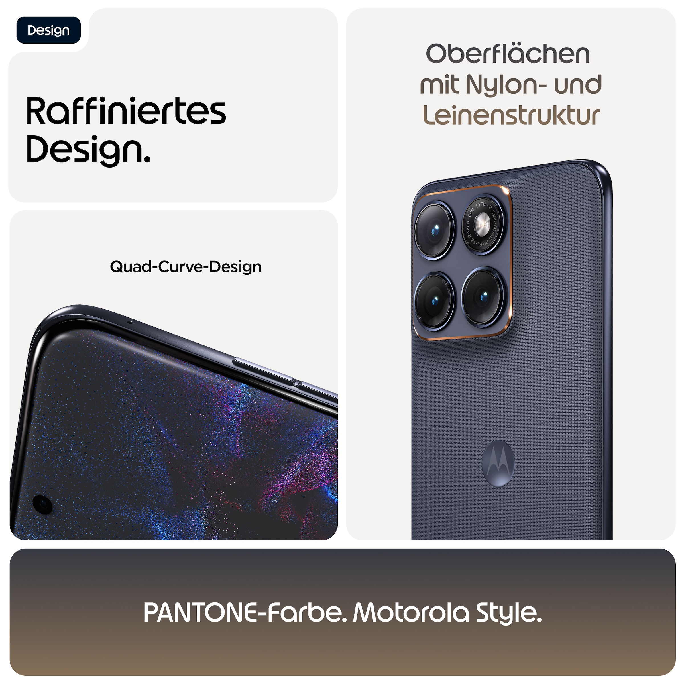 Motorola Smartphone »edge 70 fusion« PANTONE®  Silhouette