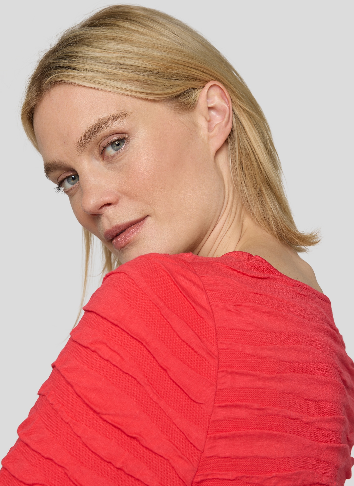 Rabe 3/4-Arm-Shirt mit Struktur Muster