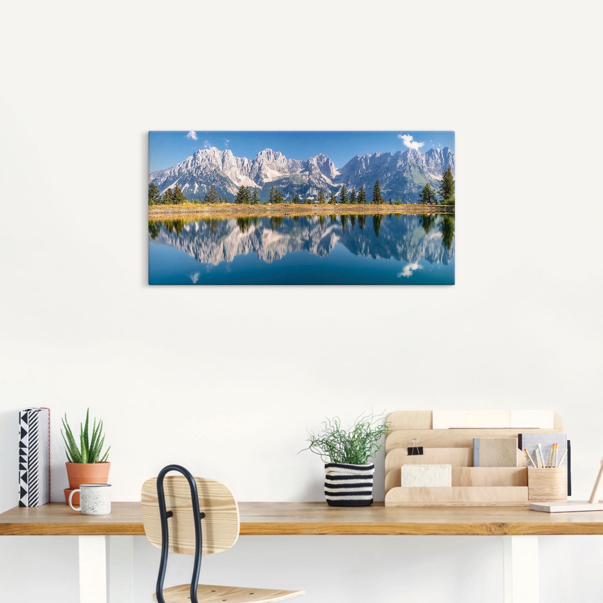 Artland Wandbild »Kaisergebirge Tirol« Berge & Alpenbilder 1 Stk. tlg. als günstig online kaufen
