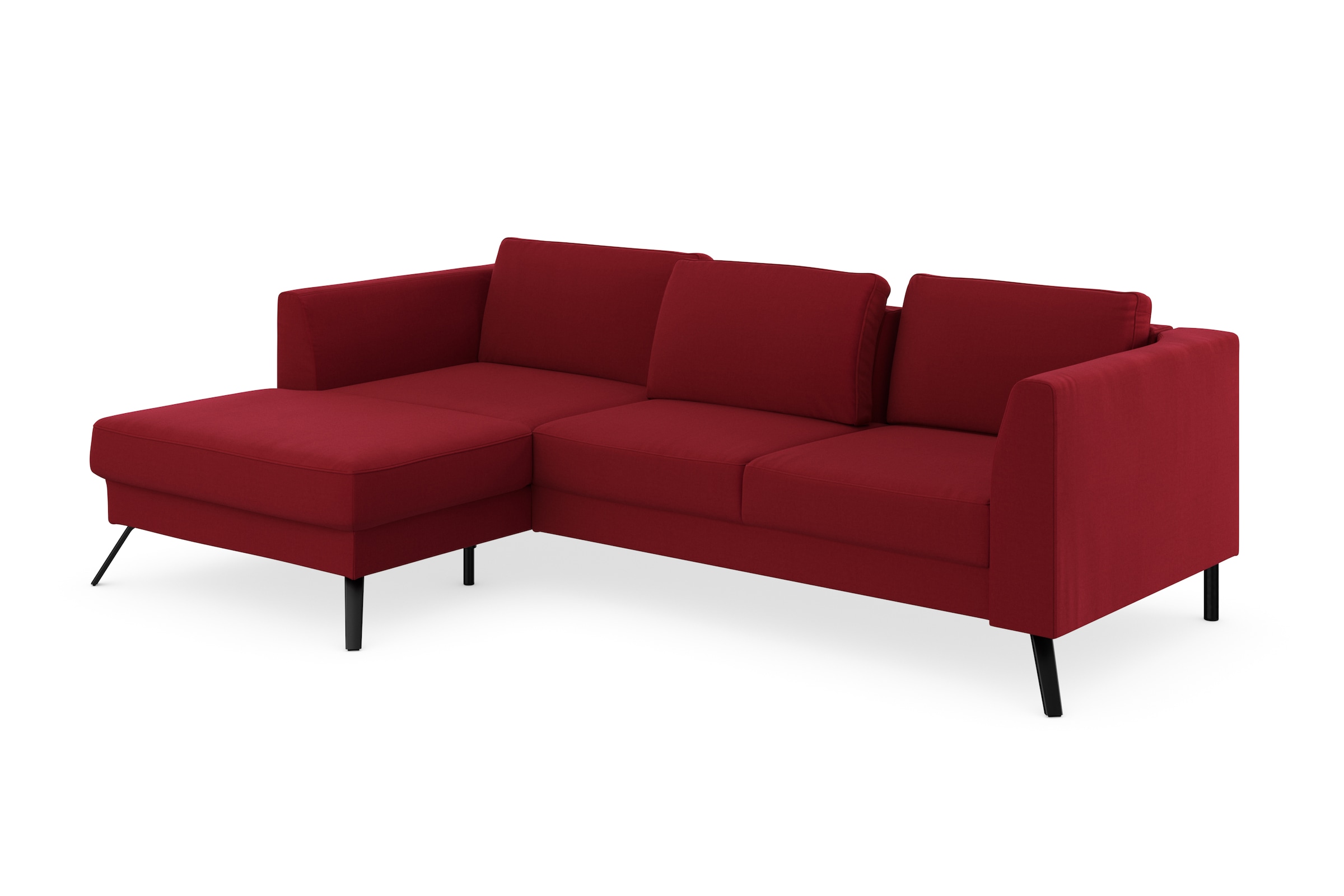 sit&more Ecksofa »Lindholm L-Form«, mit Sitztiefenverstellung und Federkern
