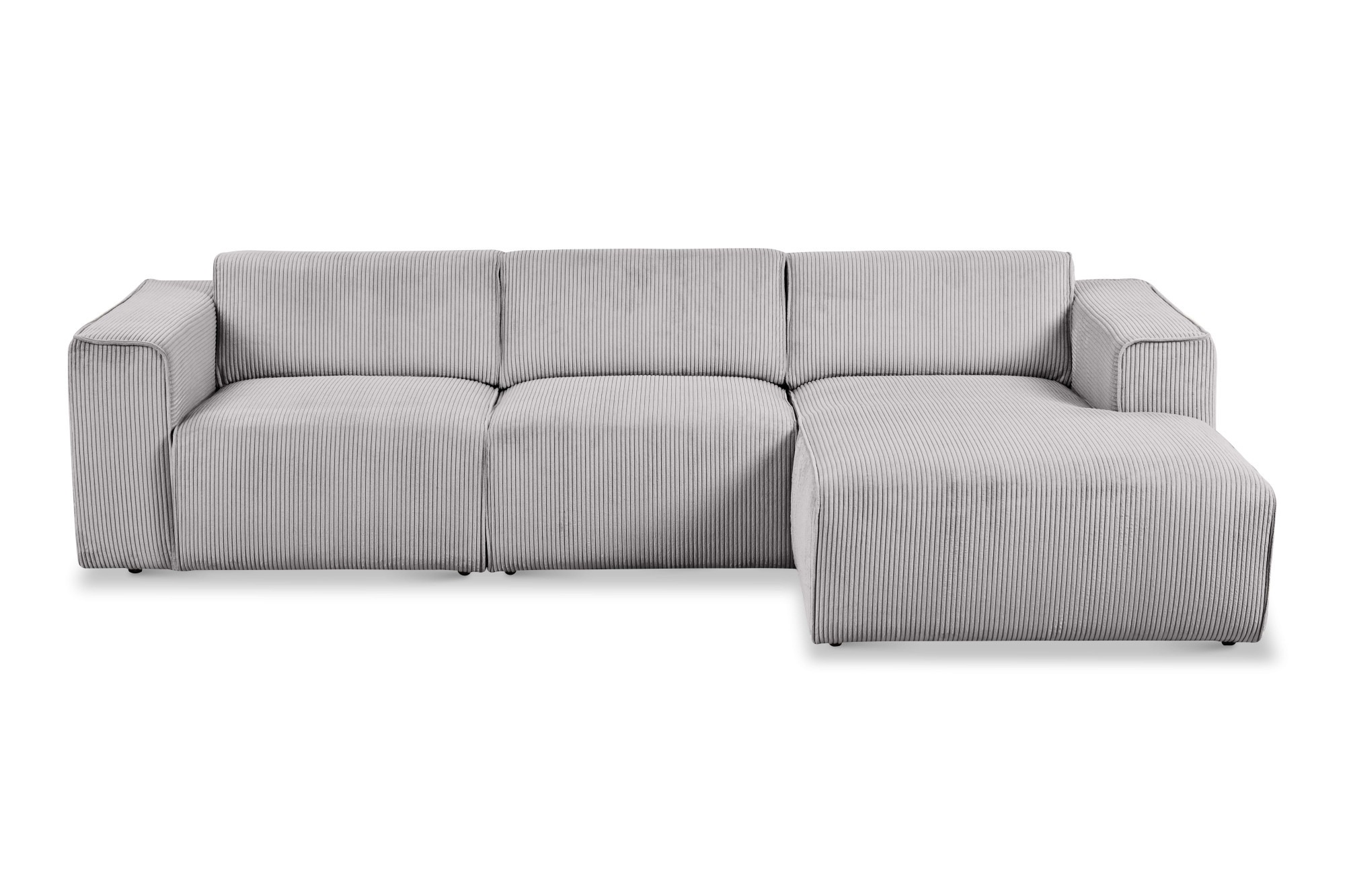 andas Ecksofa »Noord mit Kedernaht, Breite 281 cm, L-Form« Cord, Struktur, günstig online kaufen