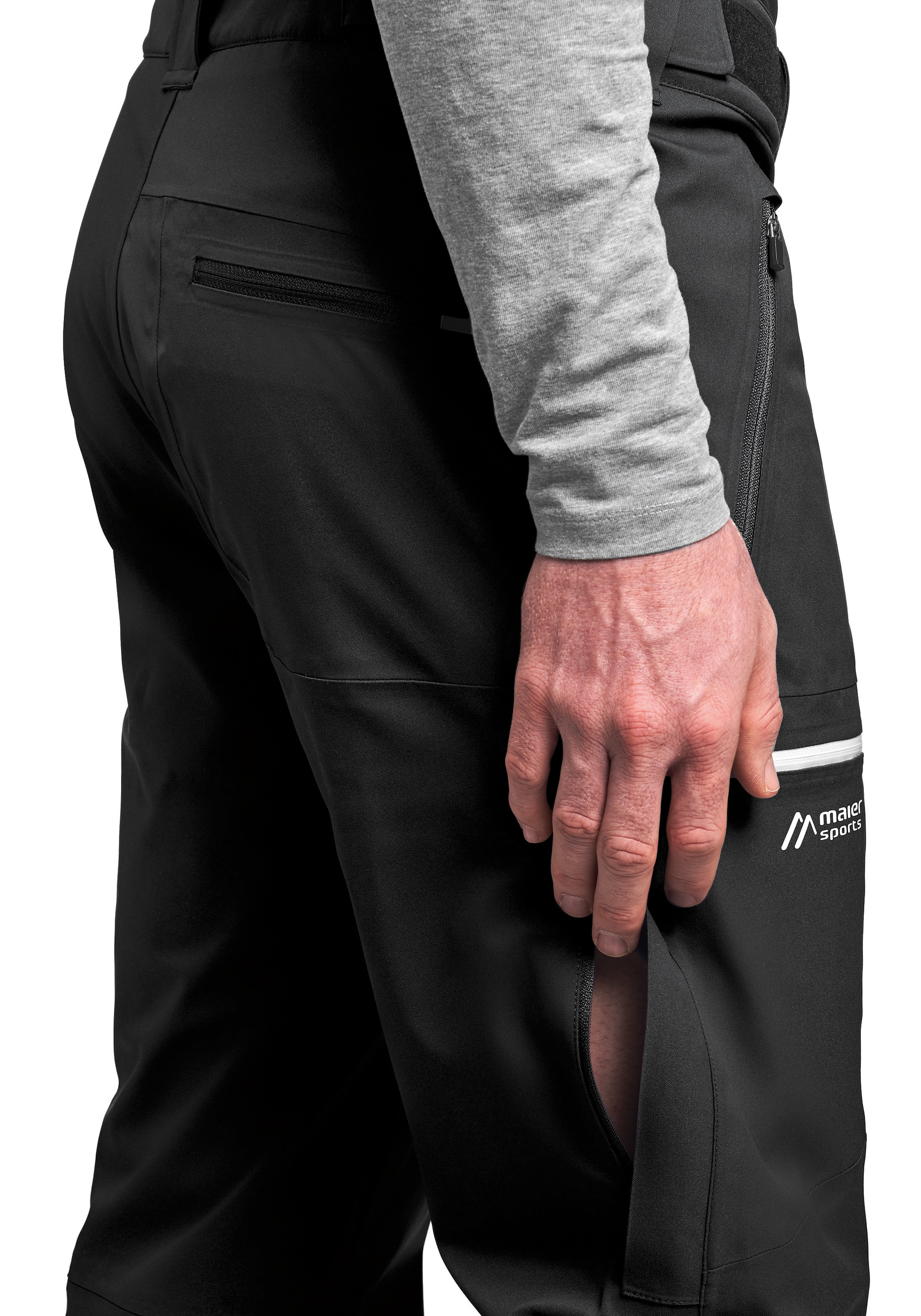 Maier Sports Funktionshose »Diabas Bib M«  Von Berg- bis Hochtour begleitet diese wasserdichte Outdoor-Latzhose