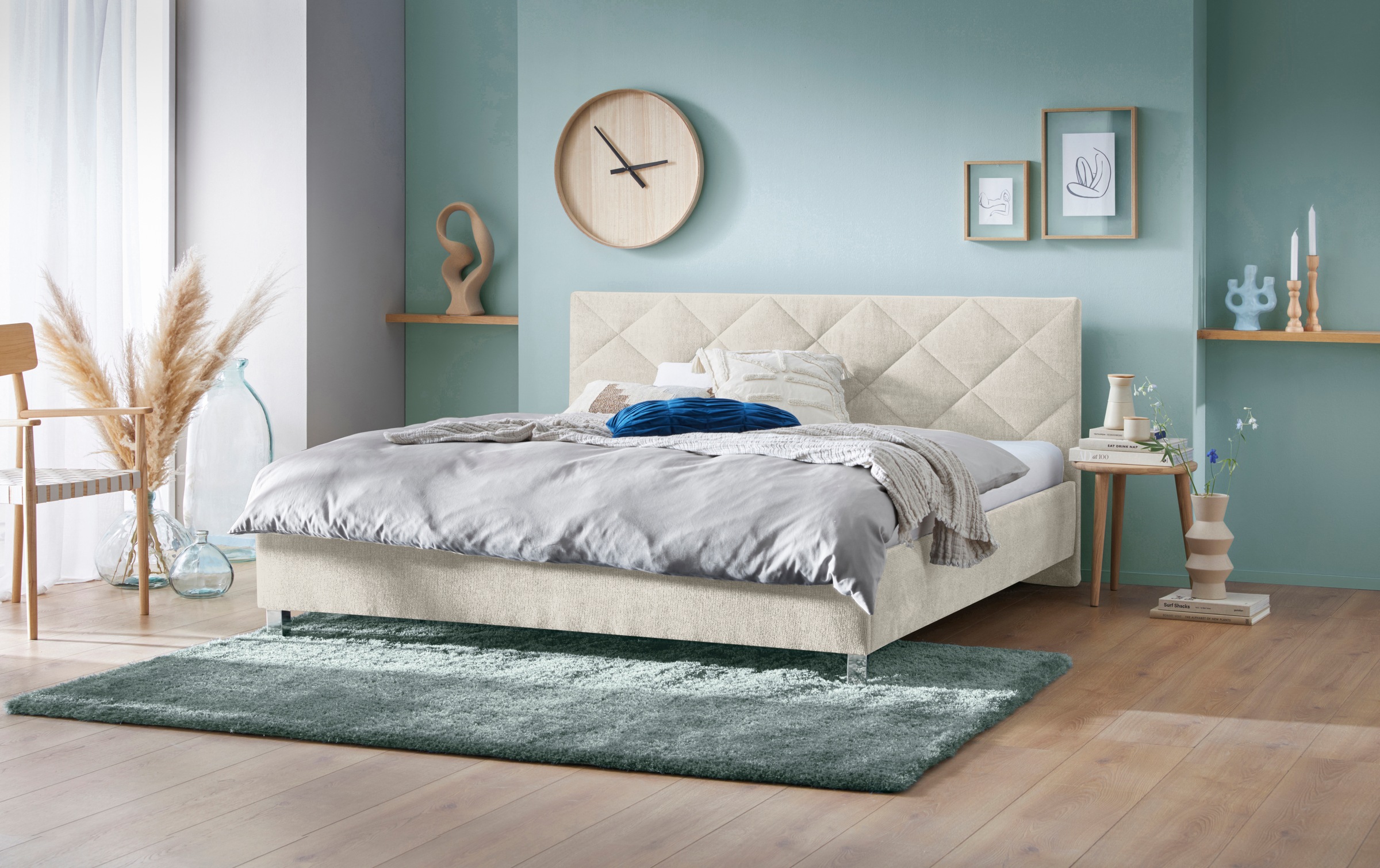 Westfalia Schlafkomfort Polsterbett "Padua" mit Rautensteppung, 3 verschied günstig online kaufen