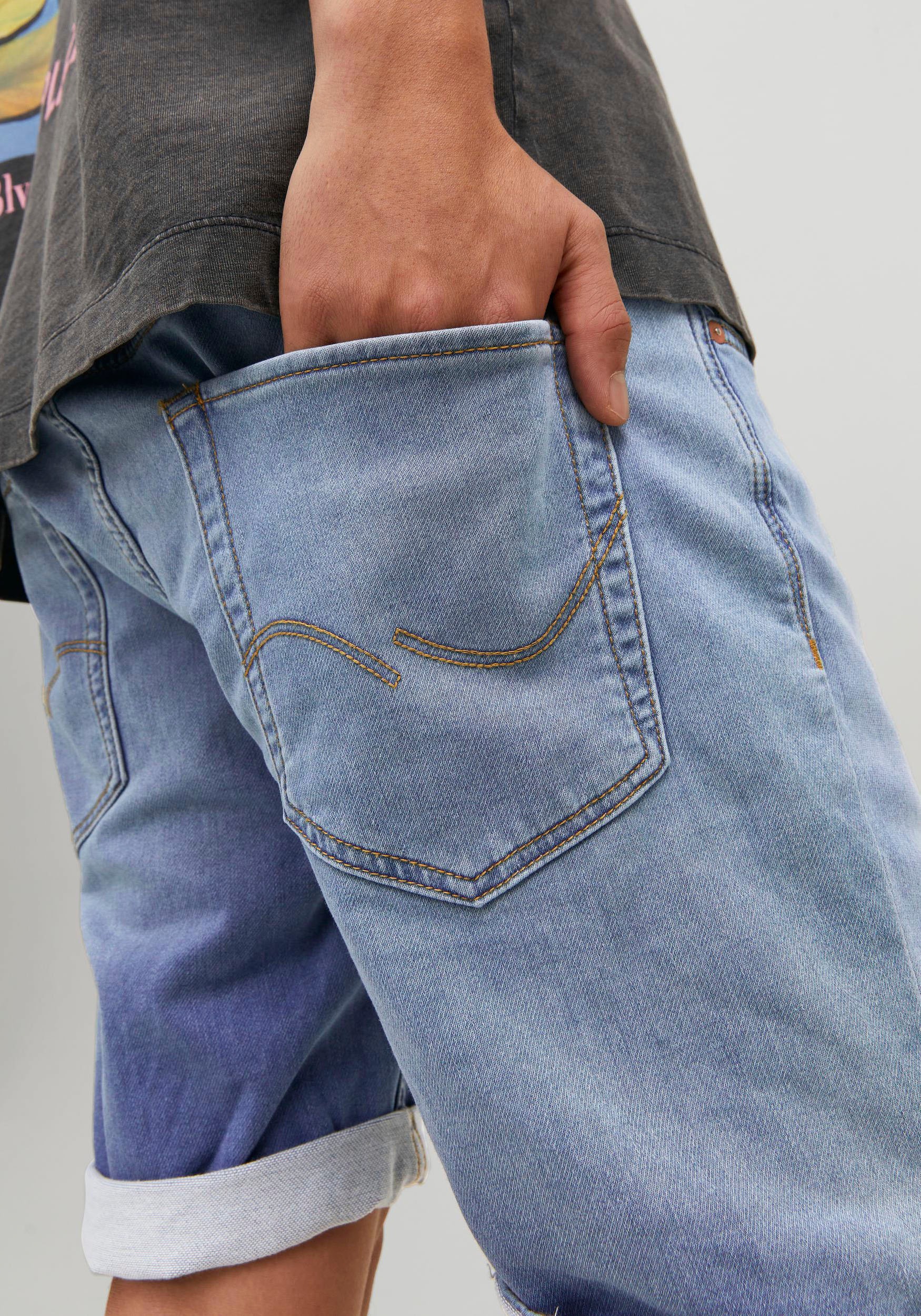 2. Bild von Jack & Jones Jeansshorts »JJIRICK JJICON SHORTS GE 604 I.K SN«, mit Umschlagsaum