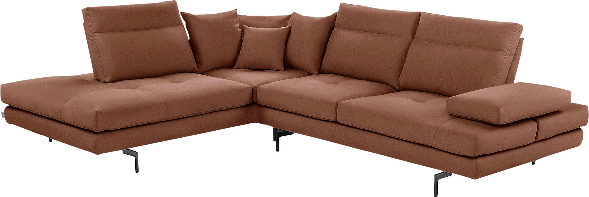 CALIA ITALIA Ecksofa »Toby Wing, Komfortsofa mit Sitzkomfort der Extraklass günstig online kaufen