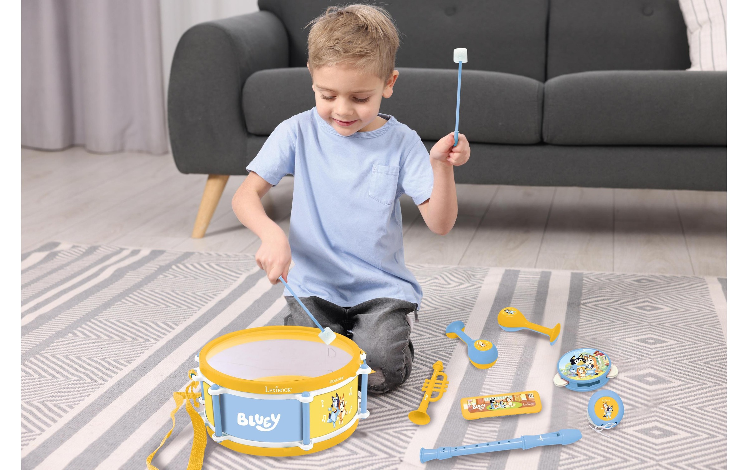 Lexibook® Spielzeug-Musikinstrument »Musikset Bluey 7-teilig«