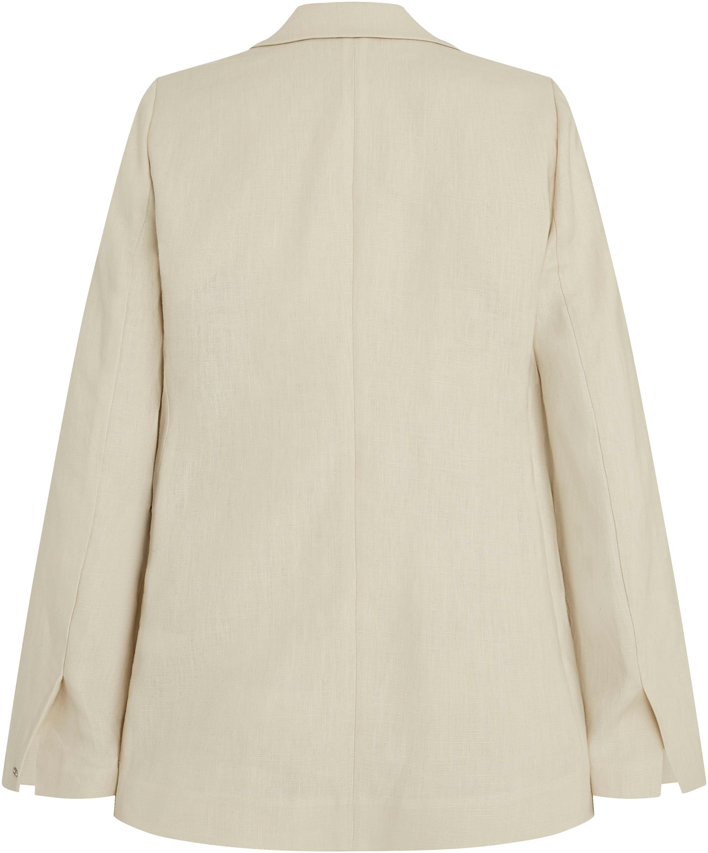 Tommy Hilfiger Kurzblazer »CASUAL LINEN REGULAR SB BLAZER«, mit Ärmelschlitz