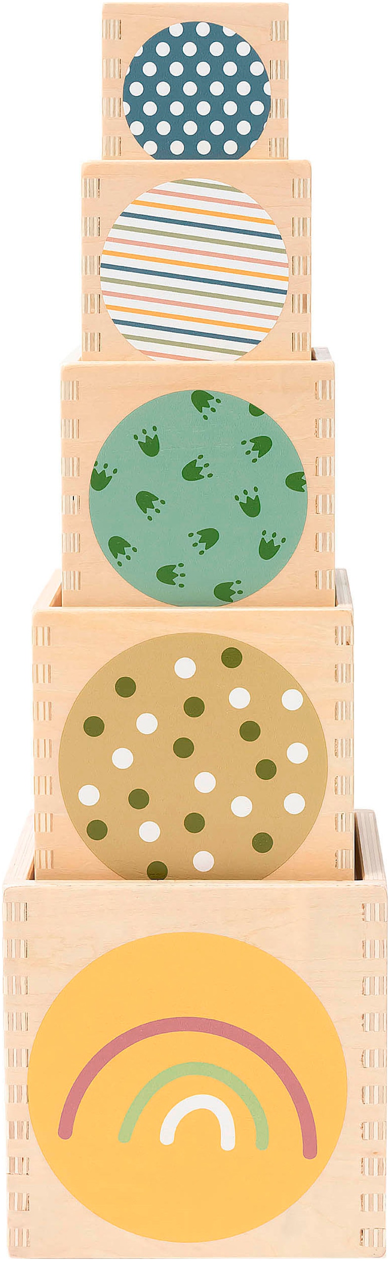 Sterntaler® Stapelspielzeug »Steck- & Stapelspiel« FSC® - schützt Wald