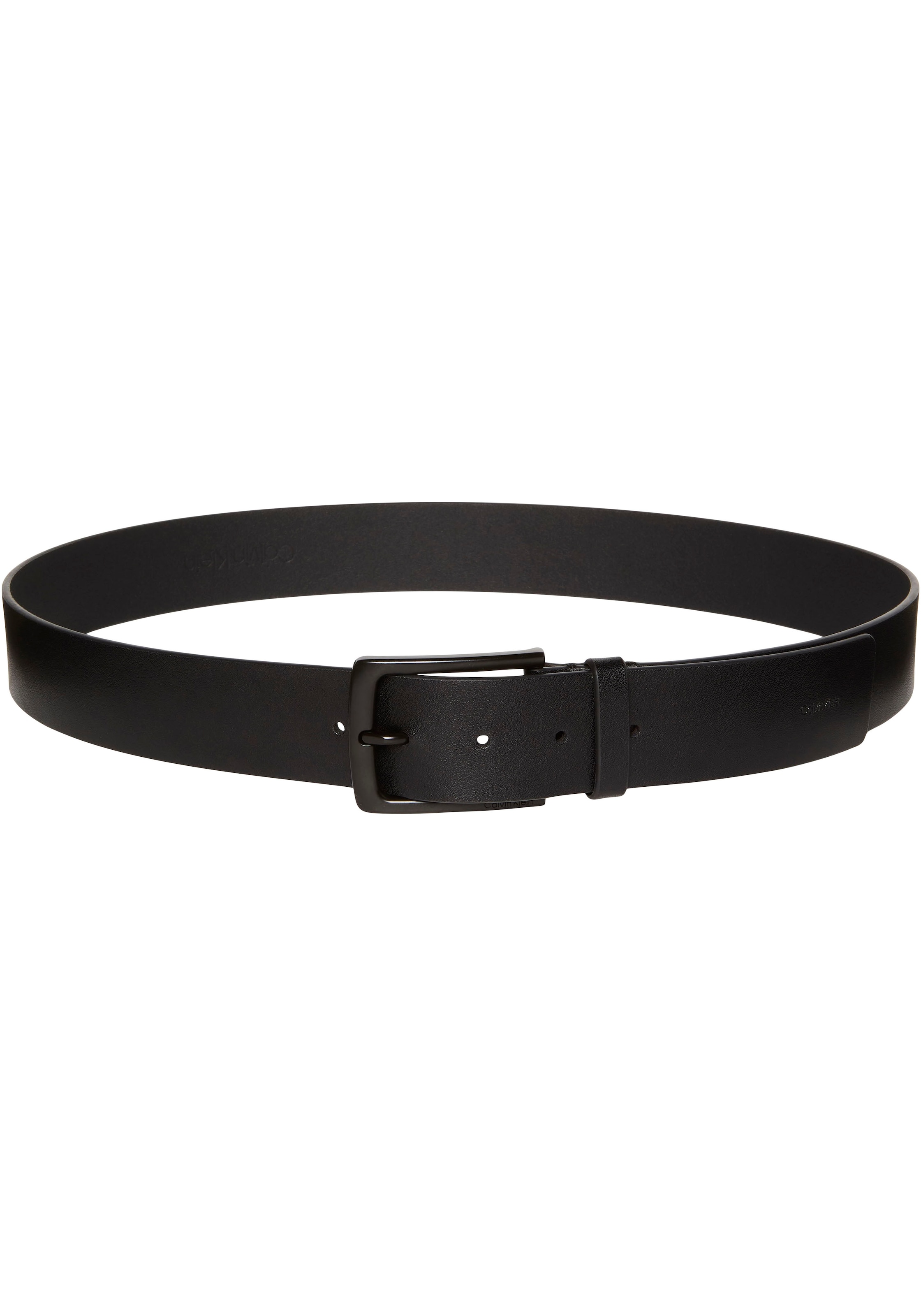 Calvin Klein Ledergürtel »CASUAL PIN BUCKLE SMOOTH 40MM FI« Größenverstellbar mit Metallschließe