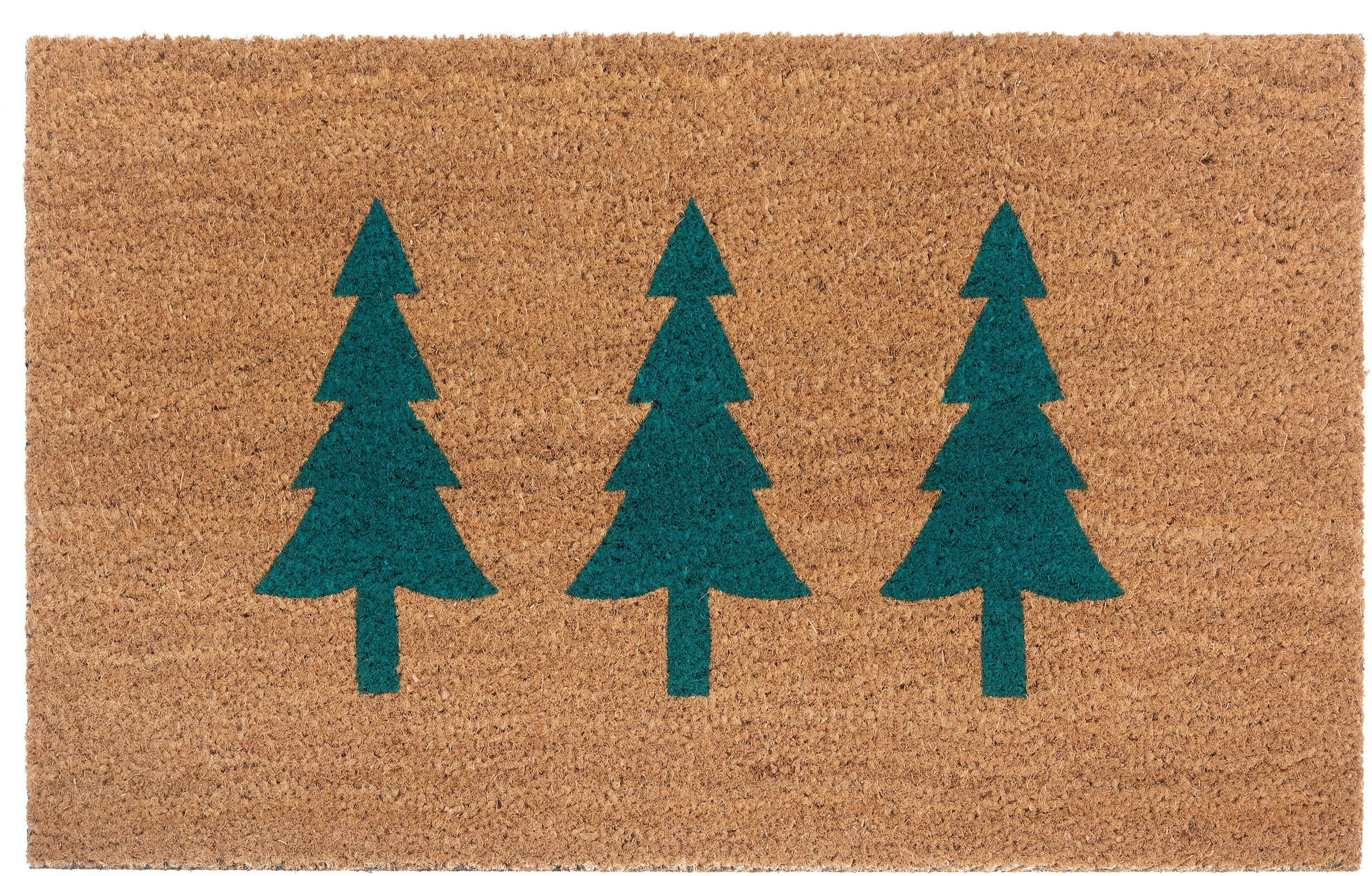 HANSE Home Fußmatte »Mix Mats Kokos Pine Trees«, rechteckig, 15 mm Höhe, We günstig online kaufen