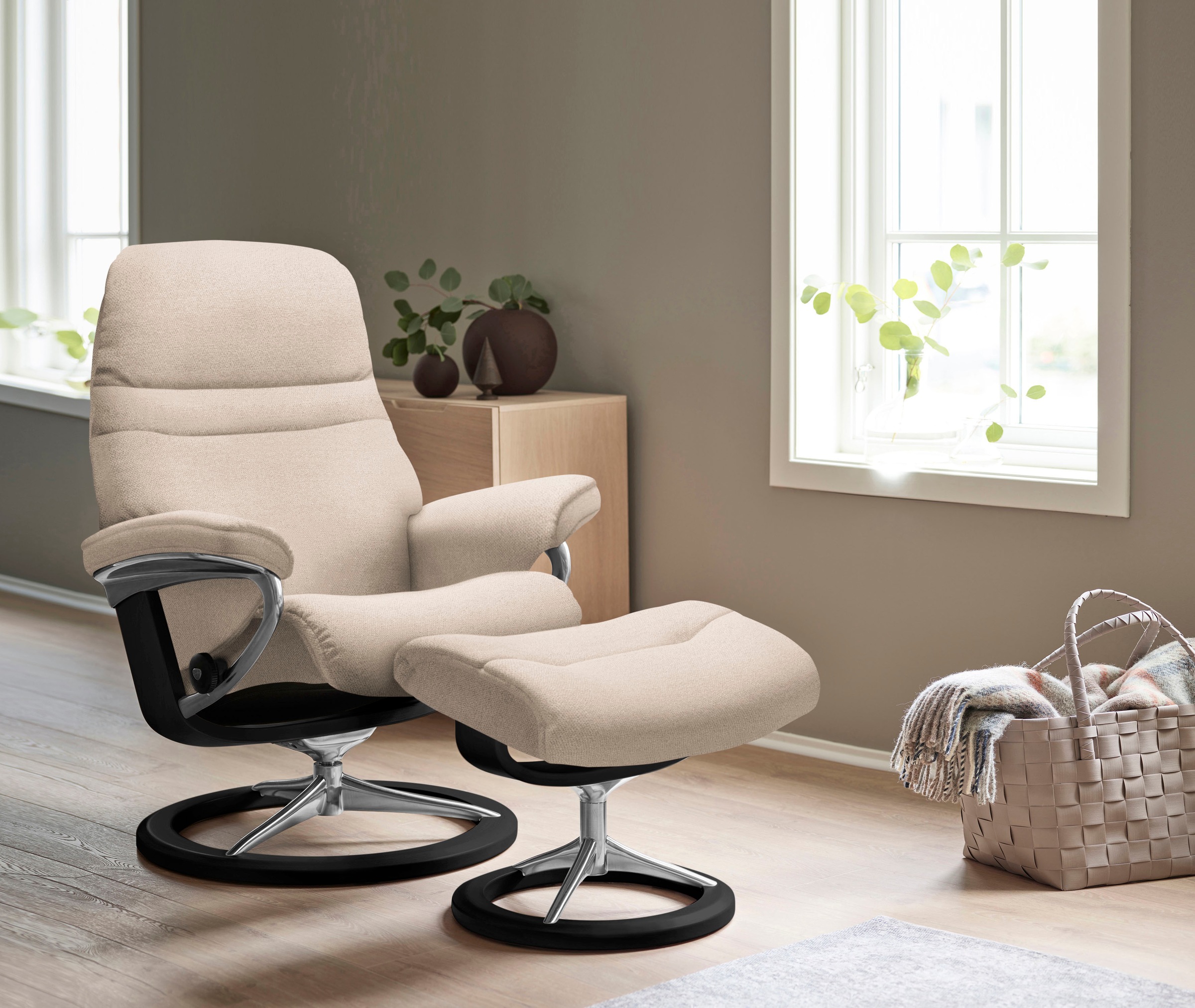 Stressless® Relaxsessel »Sunrise«, mit Signature Base, Größe S, Gestell Sch günstig online kaufen