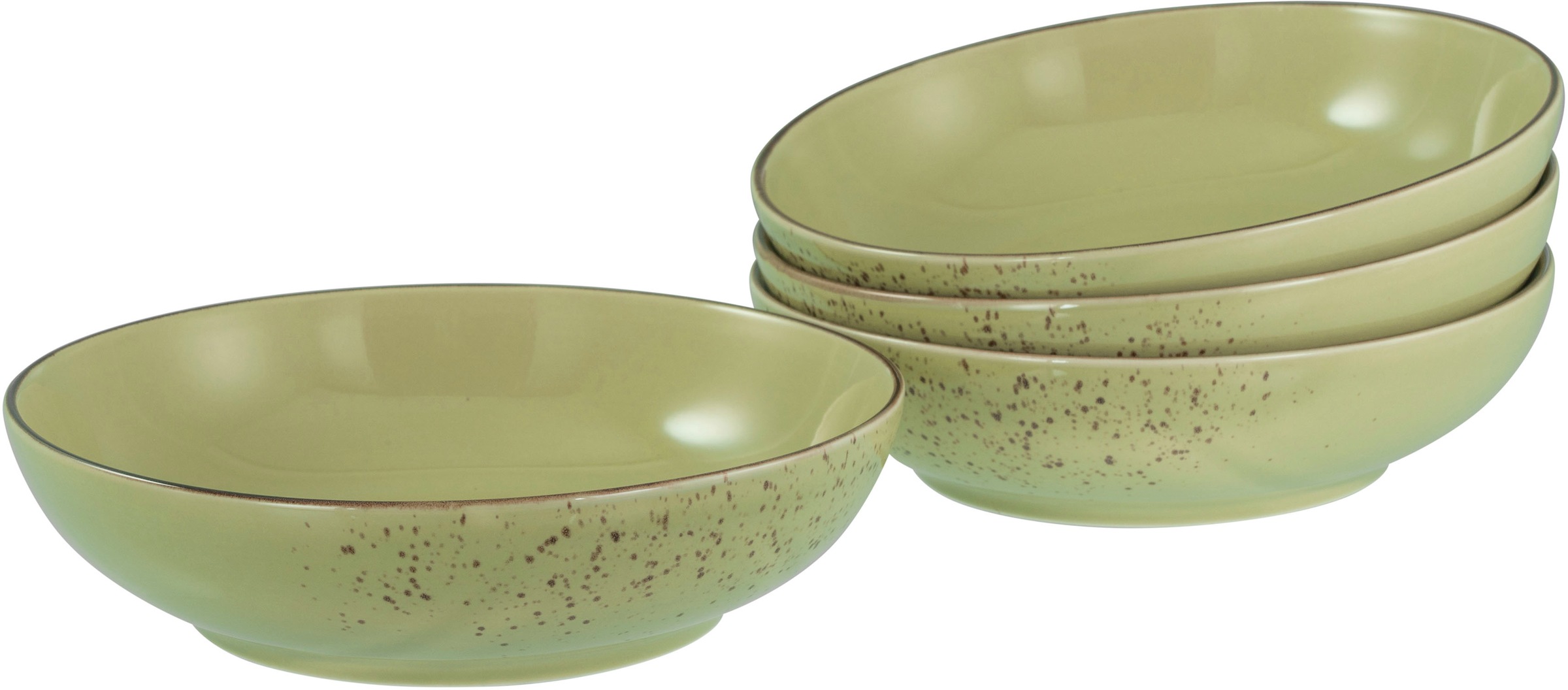 CreaTable Schale »Nature Collection, Poke Bowl, Ø 22,5 cm, 4-tlg« 4 Stk. au günstig online kaufen