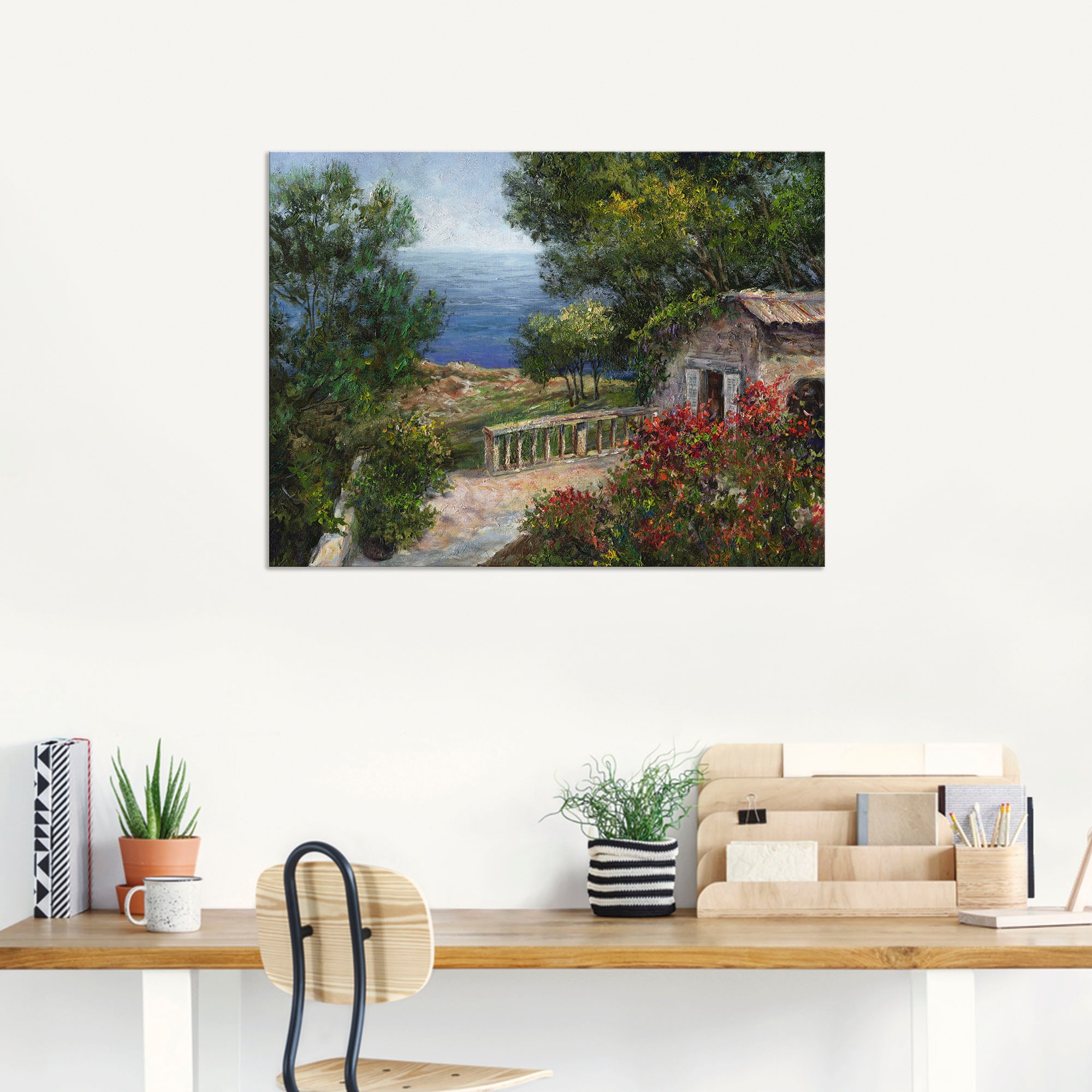 Artland Wandbild »Toskana I« Europa 1 Stk. tlg. als Alubild, Leinwandbild i günstig online kaufen