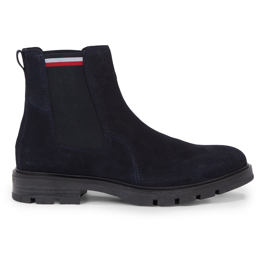 Tommy Hilfiger Chelseaboots »CORPOARTE HILFIGER SUEDE CHELSEA«